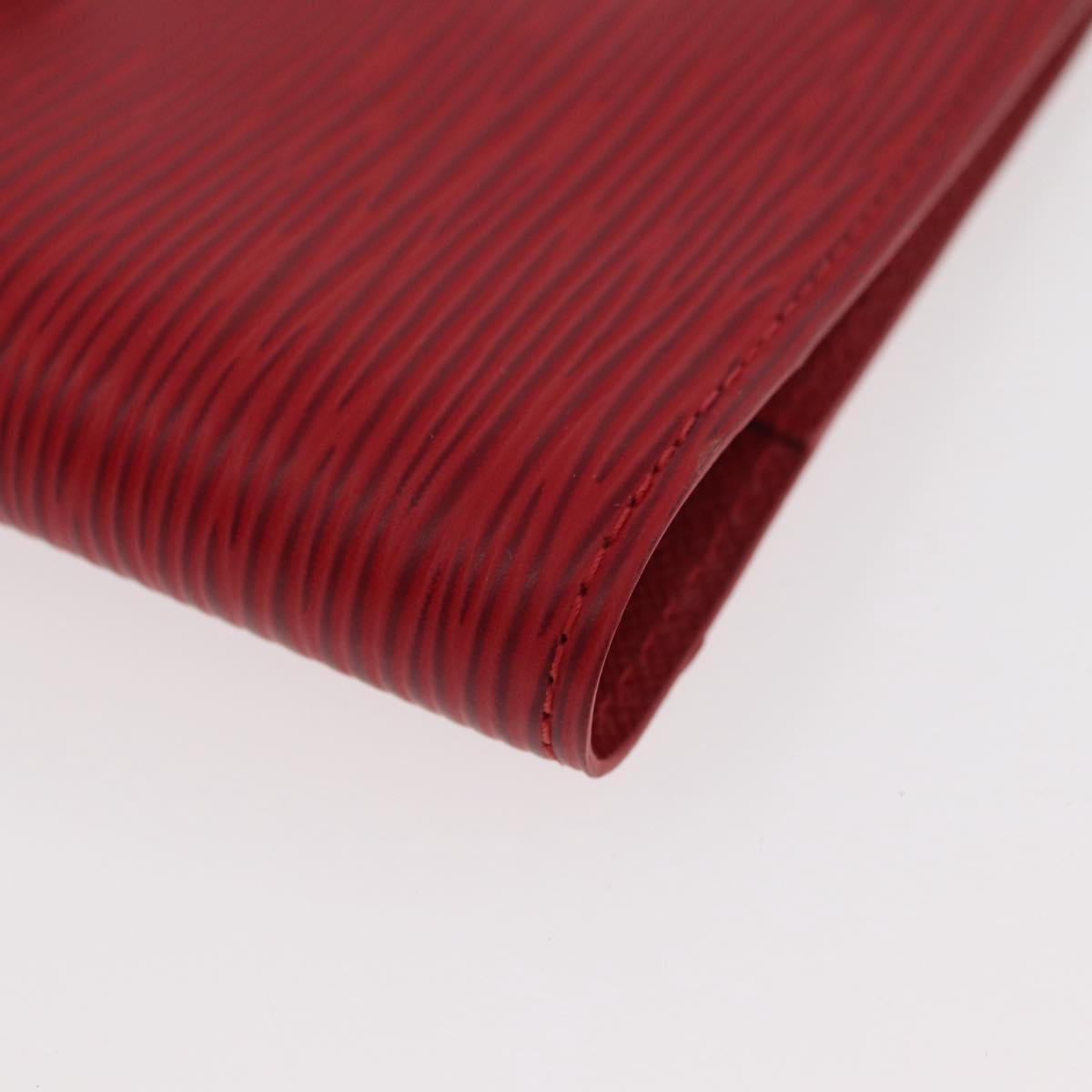 LOUIS VUITTON Epi Agenda PM Day Planner Cover Red R20057 LV Auth 180406A