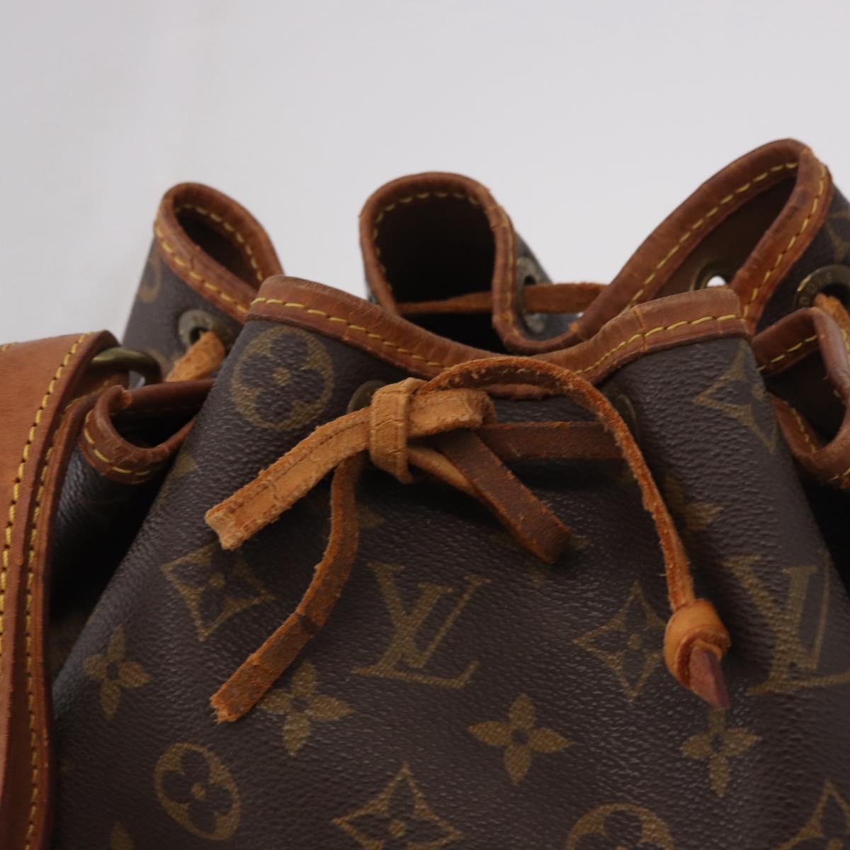 LOUIS VUITTON Monogram Noe Shoulder Bag M42224 LV Auth 180416