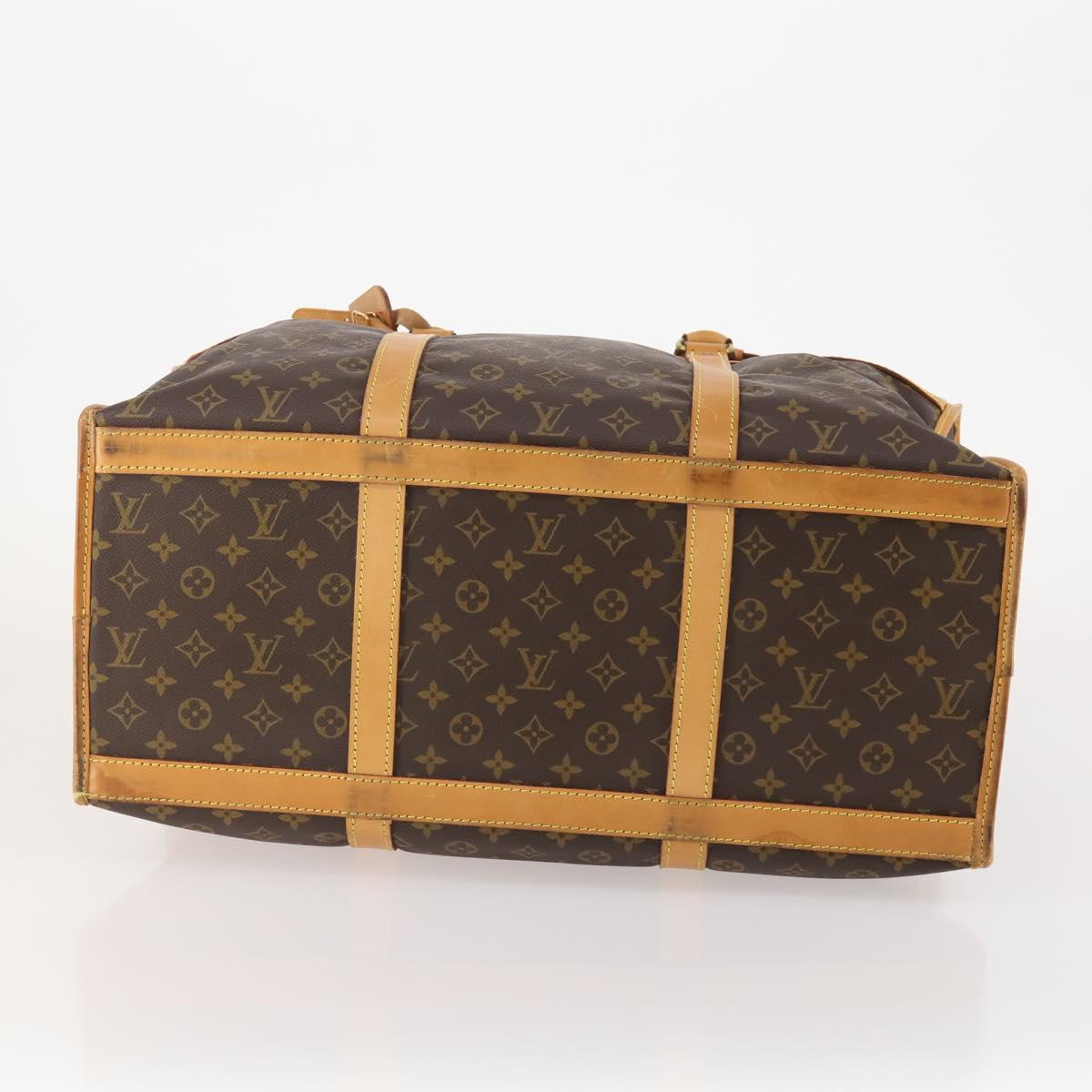 LOUIS VUITTON Monogram Sac Chasseur 55 Boston Bag M41922 LV Auth 180419