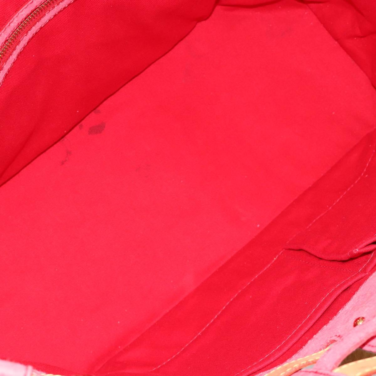 LOUIS VUITTON Monogram Ruby Neo Bucket Tote Bag Red M95613 LV Auth 180461