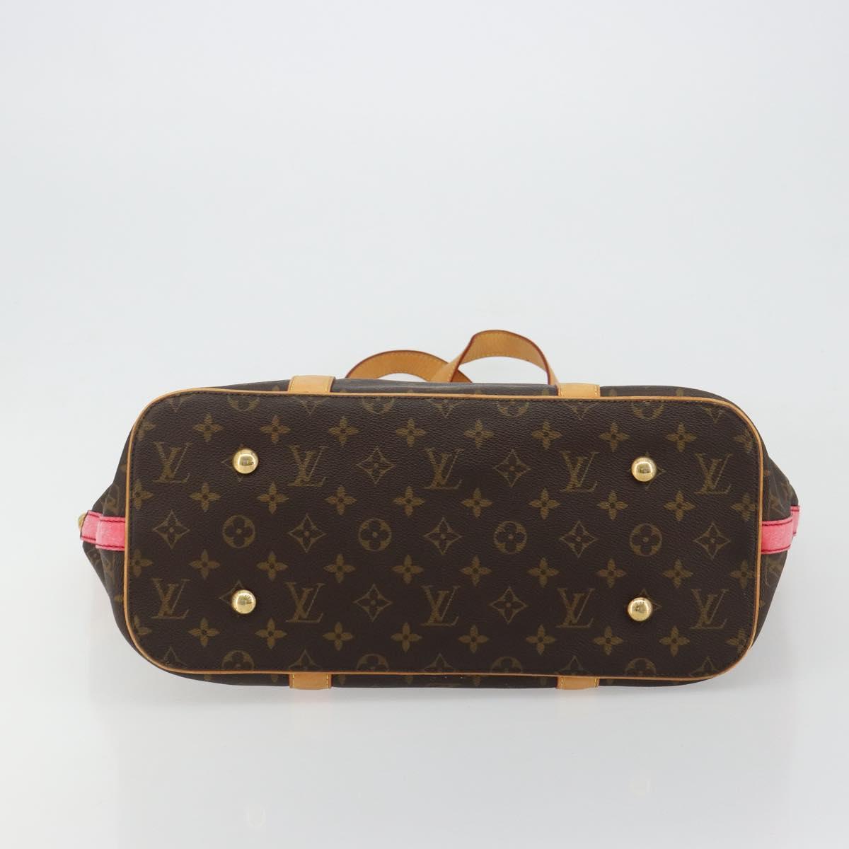 LOUIS VUITTON Monogram Ruby Neo Bucket Tote Bag Red M95613 LV Auth 180461