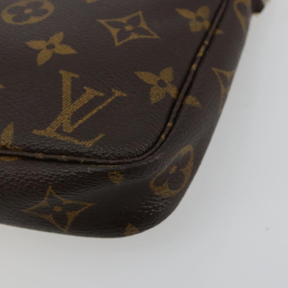 LOUIS VUITTON Monogram Pochette Accessoires Pouch M51980 LV Auth 180466