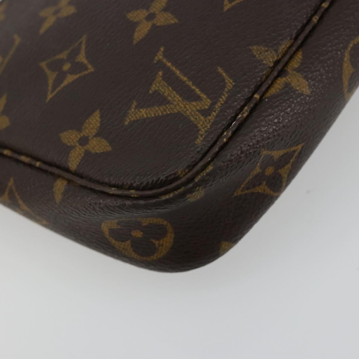 LOUIS VUITTON Monogram Pochette Accessoires Pouch M51980 LV Auth 180466