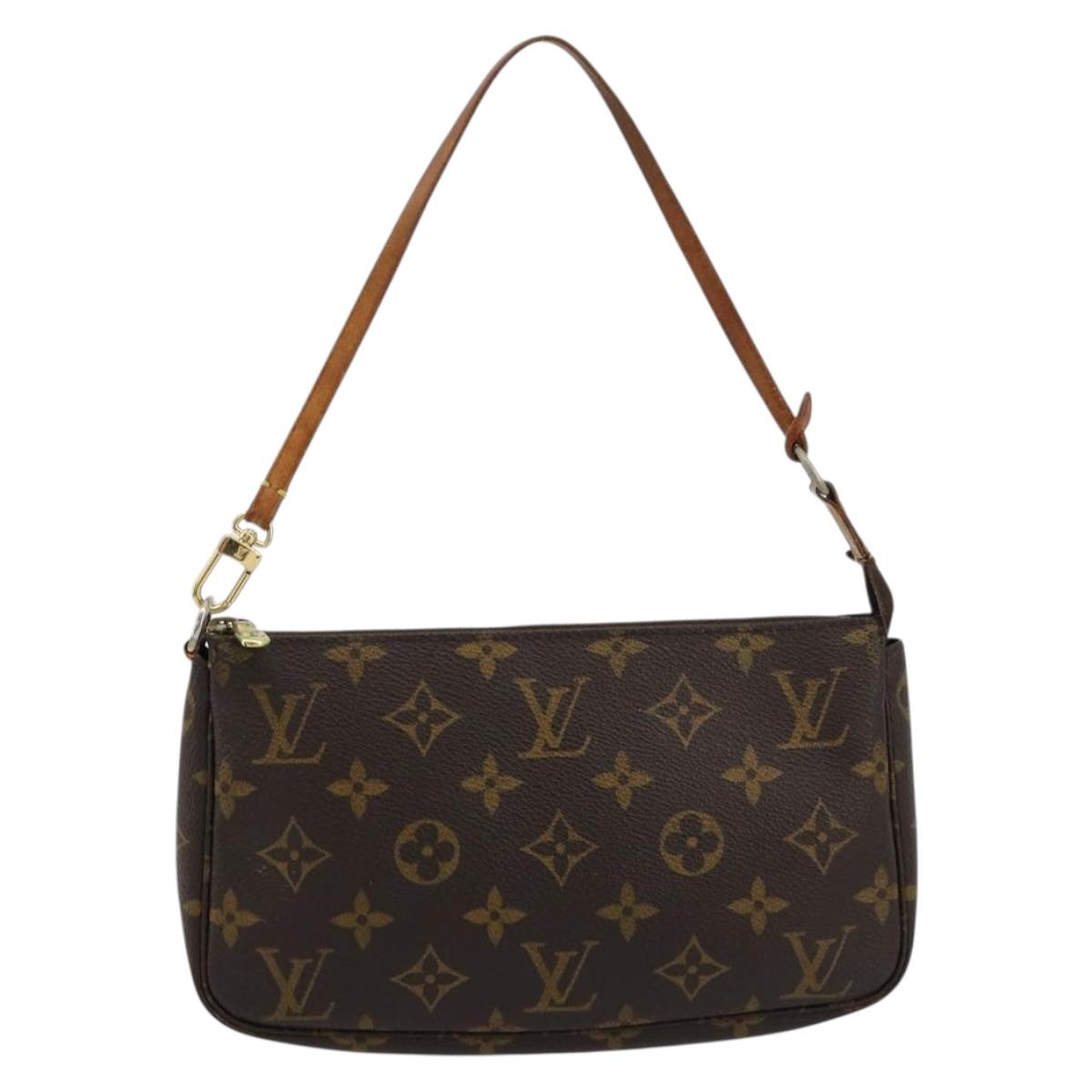 LOUIS VUITTON Monogram Pochette Accessoires Pouch M51980 LV Auth 180466