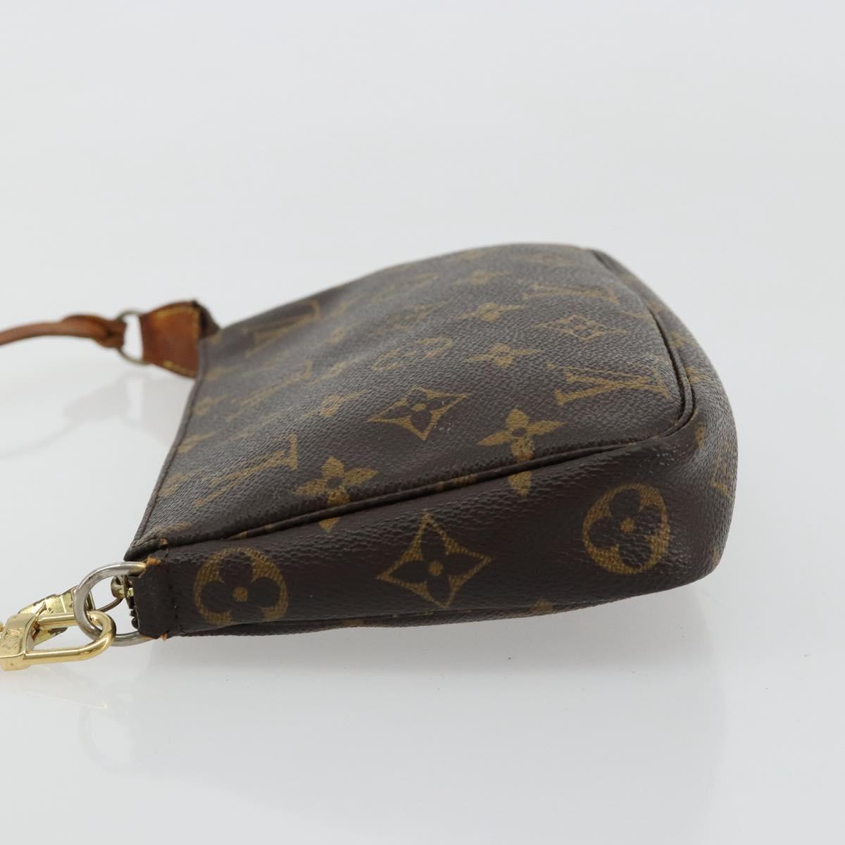 LOUIS VUITTON Monogram Pochette Accessoires Pouch M51980 LV Auth 180466