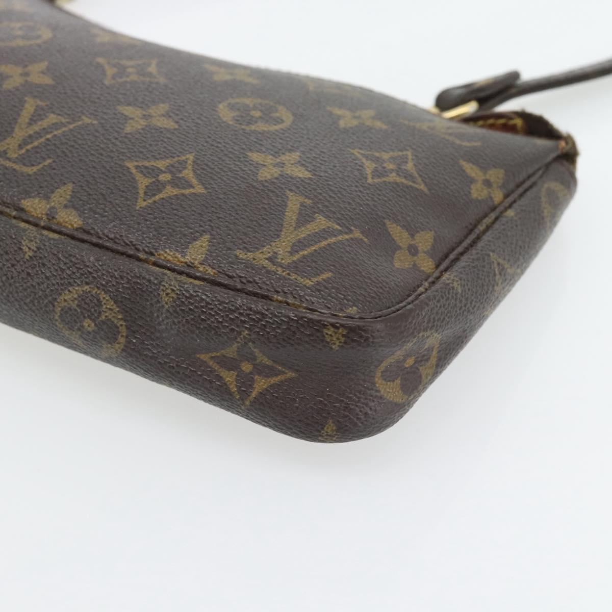 LOUIS VUITTON Monogram Pochette Accessoires Pouch M51980 LV Auth 180472