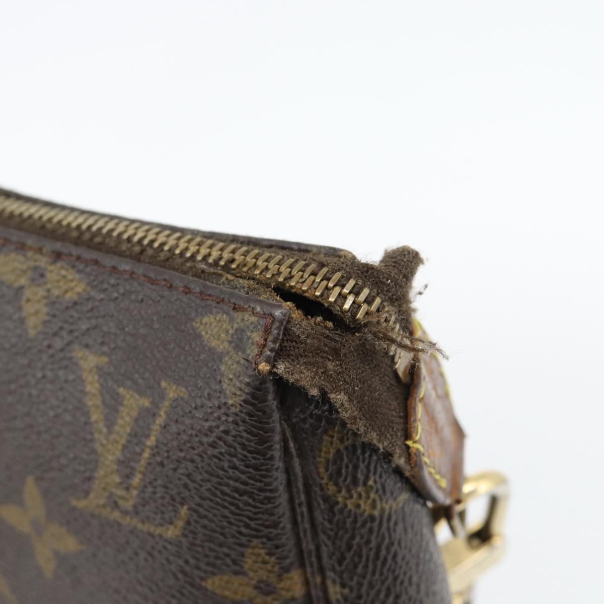 LOUIS VUITTON Monogram Pochette Accessoires Pouch M51980 LV Auth 180472