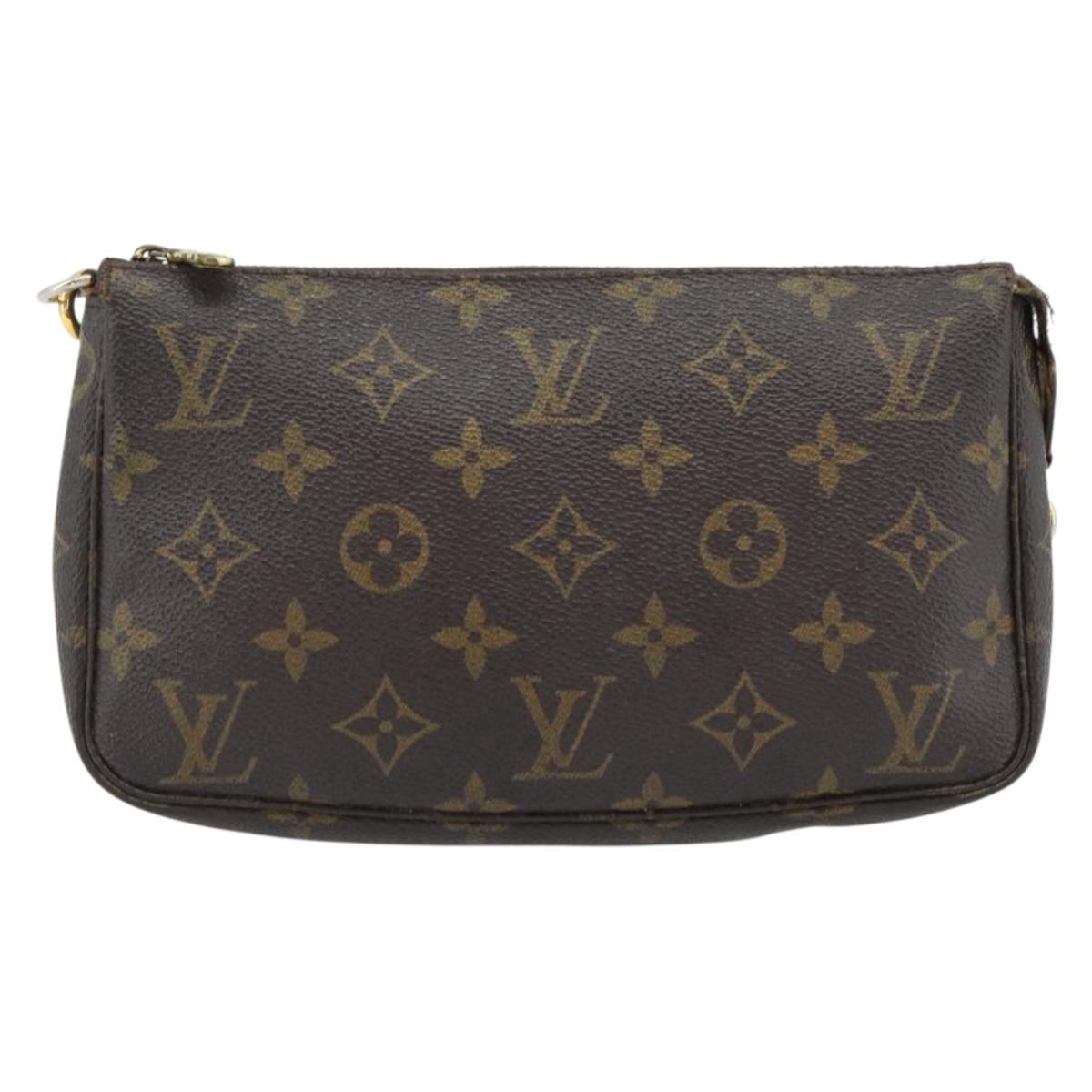 LOUIS VUITTON Monogram Pochette Accessoires Pouch M51980 LV Auth 180472