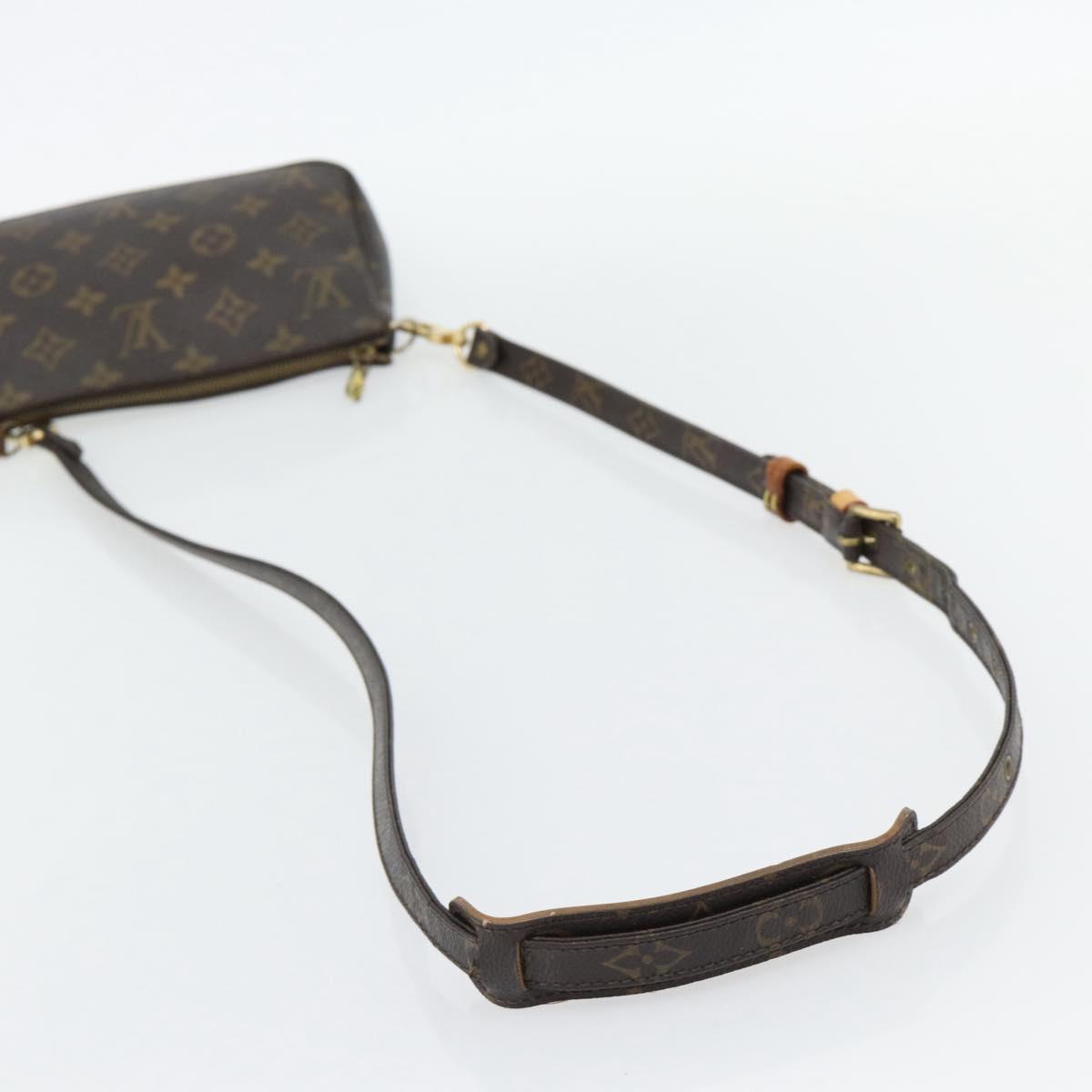 LOUIS VUITTON Monogram Pochette Accessoires Pouch M51980 LV Auth 180472
