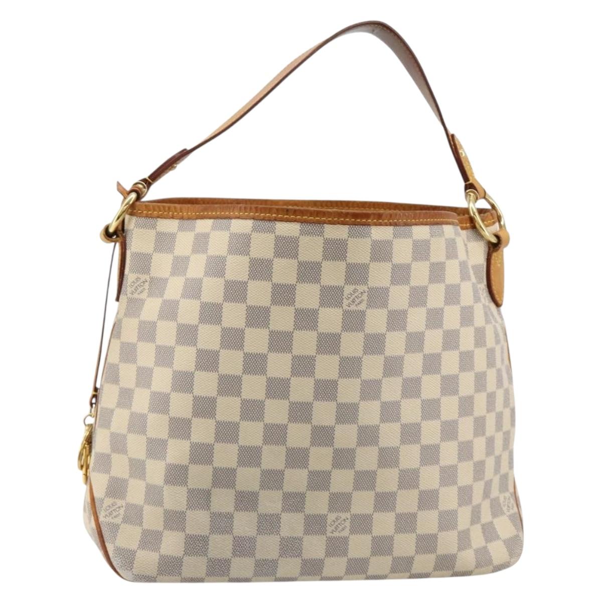 LOUIS VUITTON Damier Azur Delightful PM Shoulder Bag N41447 LV Auth 180475A