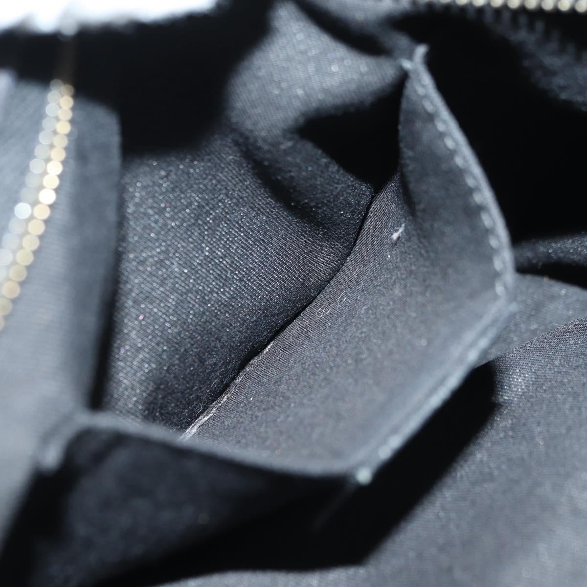 GUCCI GG Canvas Shoulder Bag Black Gold 130939 Auth 180484SAV