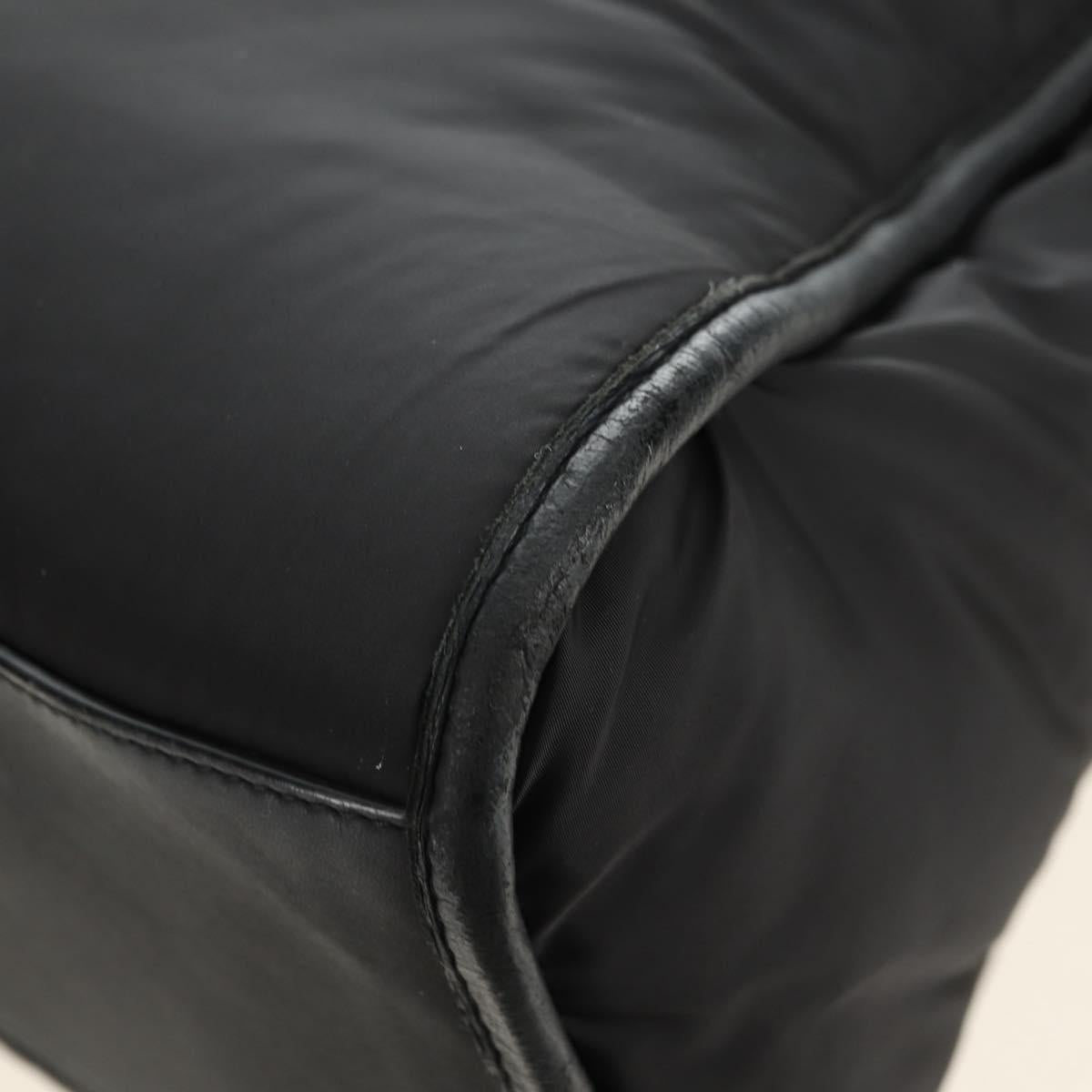 BALENCIAGA The City Hand Bag Nylon 2way Black 115748 Auth 180488SAM