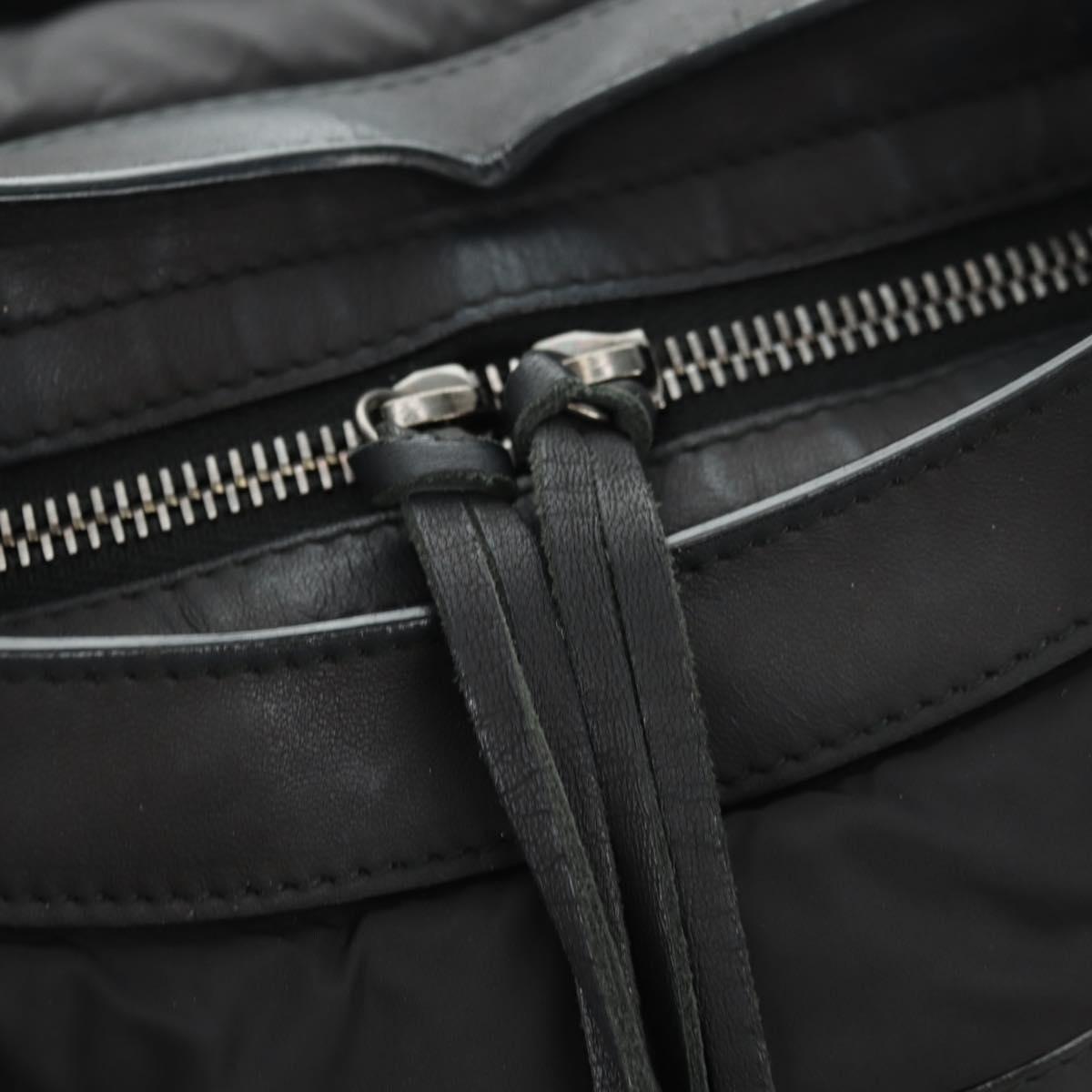 BALENCIAGA The City Hand Bag Nylon 2way Black 115748 Auth 180488SAM