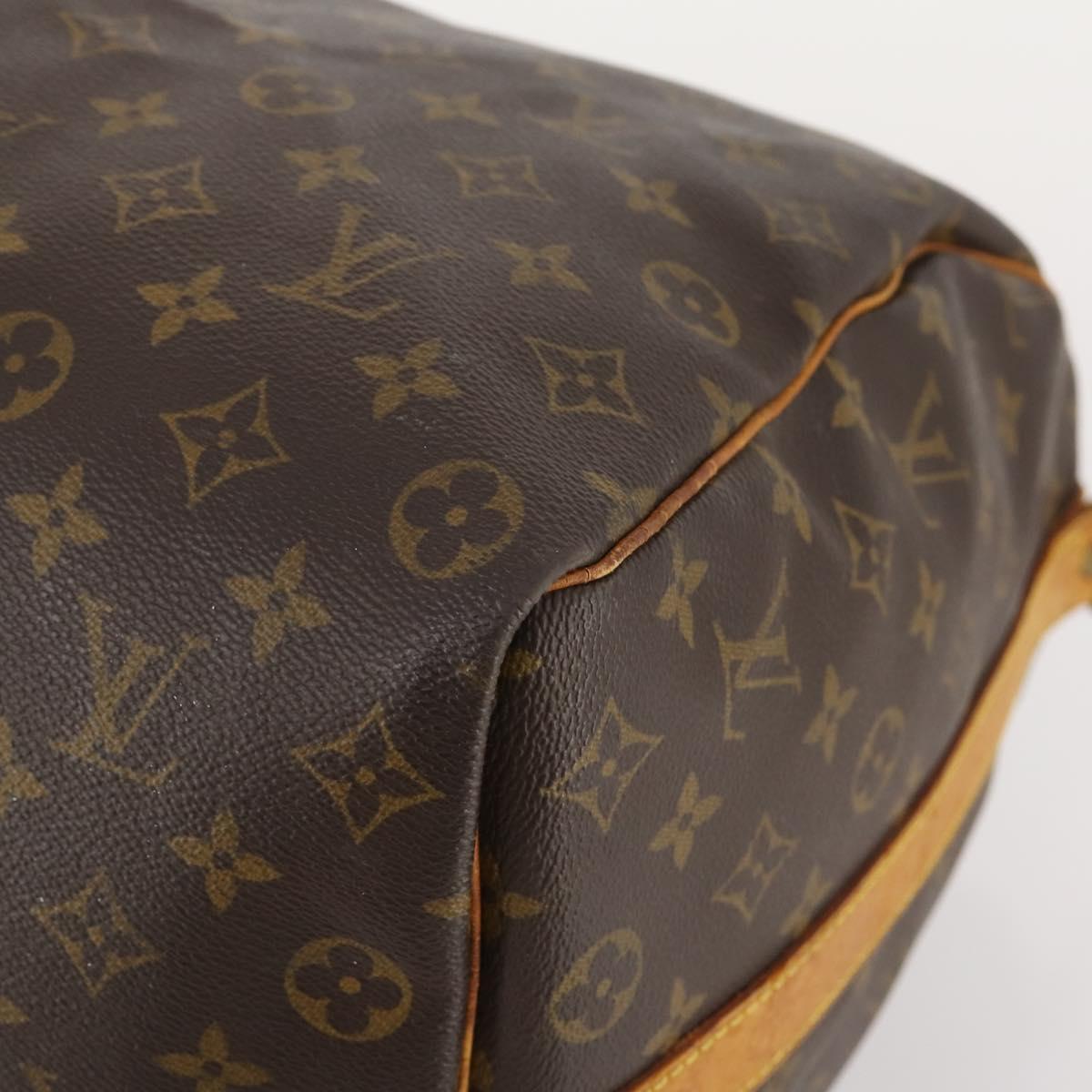 LOUIS VUITTON Monogram Keepall Bandouliere 50 Boston Bag M41416 LV Auth 180498