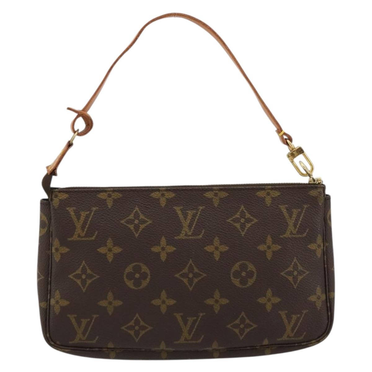 LOUIS VUITTON Monogram Pochette Accessoires Pouch M51980 LV Auth 180530V