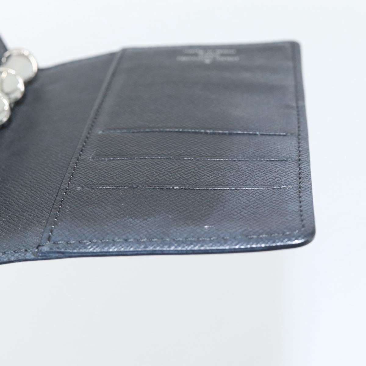 LOUIS VUITTON Epi Agenda PM Day Planner Cover Black R20092 LV Auth 180535A