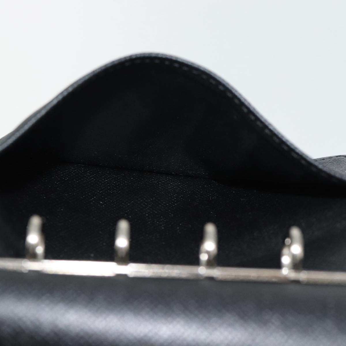 LOUIS VUITTON Epi Agenda PM Day Planner Cover Black R20092 LV Auth 180535A