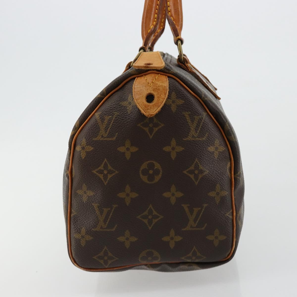 LOUIS VUITTON Monogram Speedy 25 Hand Bag M41528 LV Auth 180577