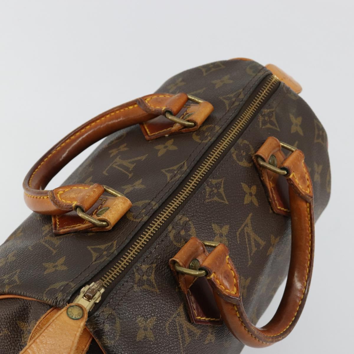 LOUIS VUITTON Monogram Speedy 25 Hand Bag M41528 LV Auth 180577
