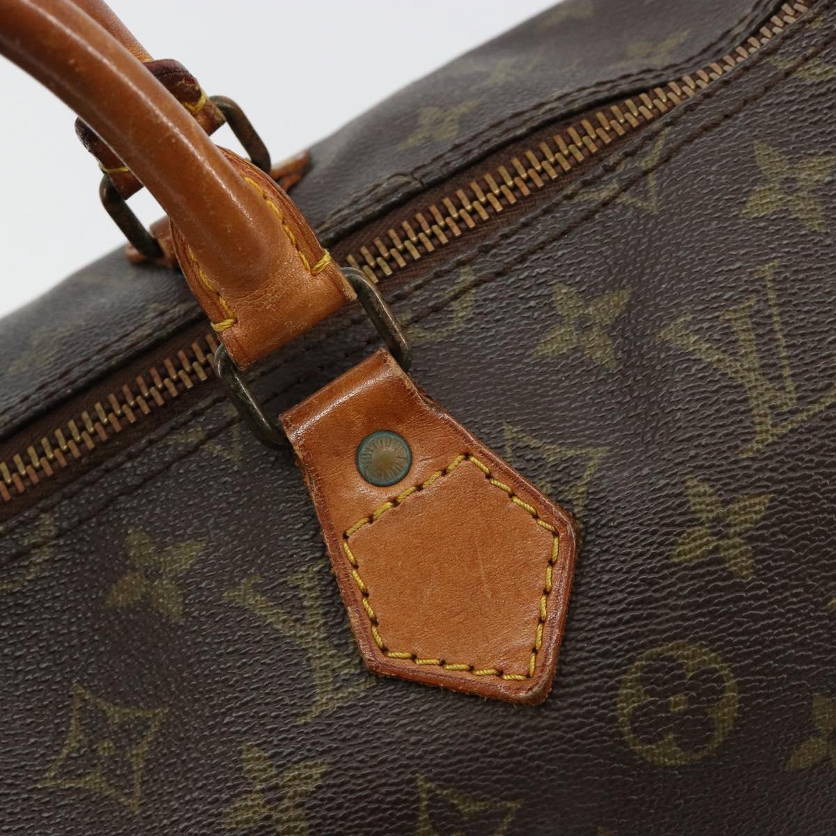 LOUIS VUITTON Monogram Speedy 35 Hand Bag M41524 LV Auth 180585