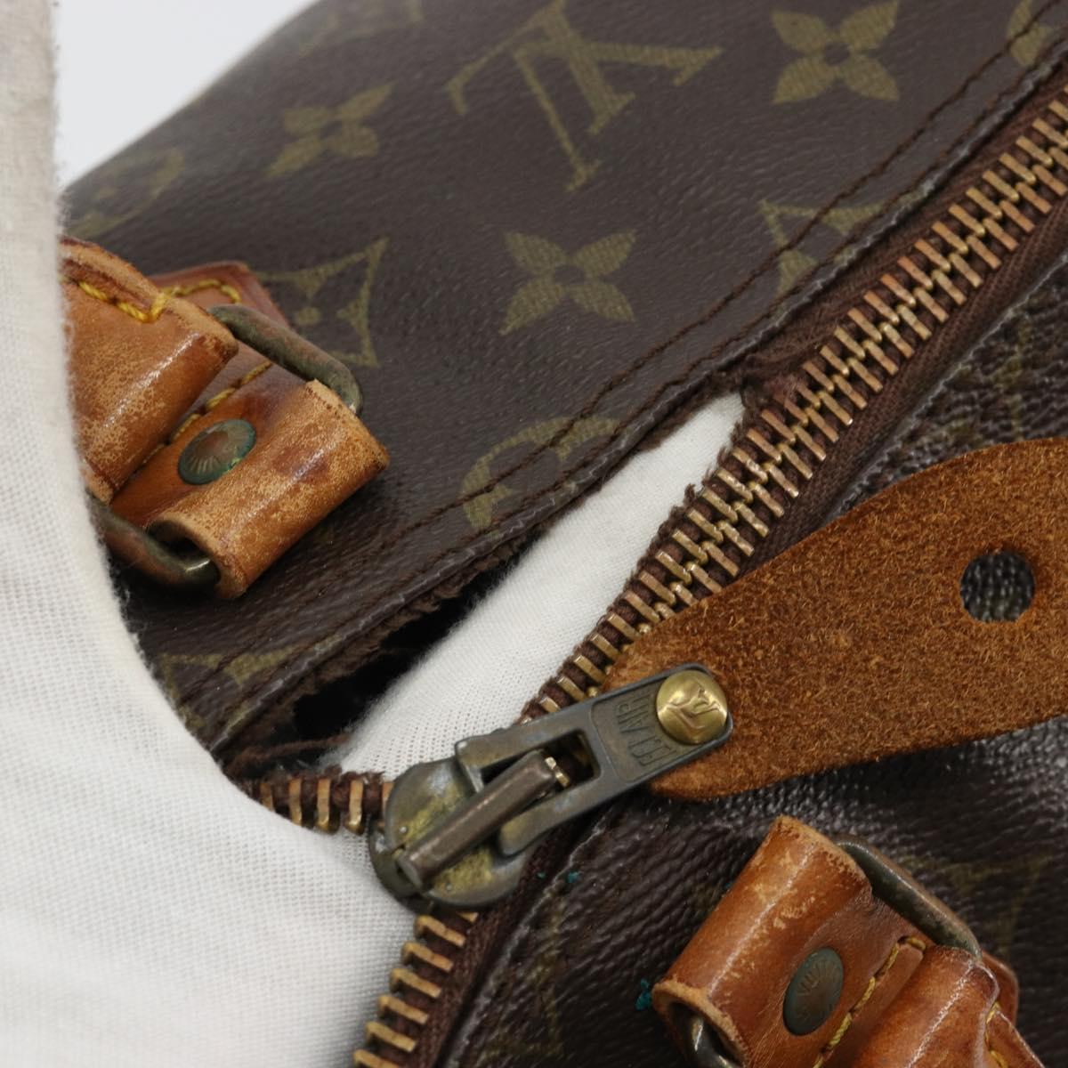 LOUIS VUITTON Monogram Speedy 35 Hand Bag M41524 LV Auth 180585