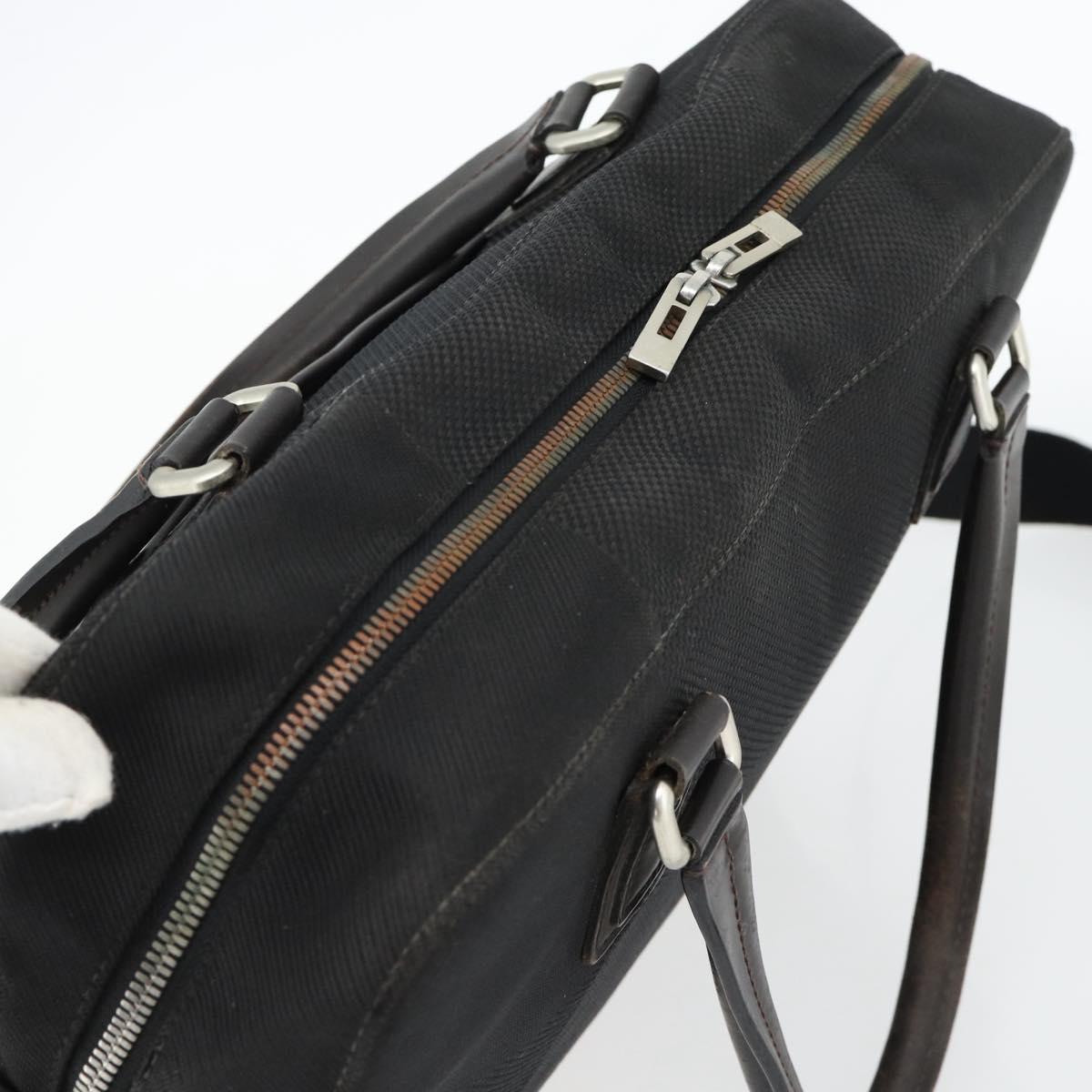 LOUIS VUITTON Damier Geant Yak Business Bag 2way Black Noir M93082 Auth 180595
