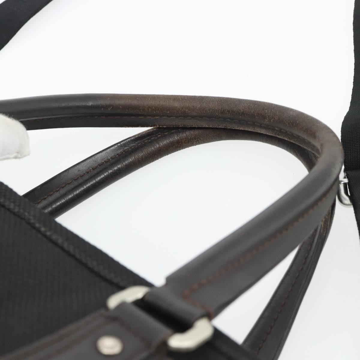 LOUIS VUITTON Damier Geant Yak Business Bag 2way Black Noir M93082 Auth 180595
