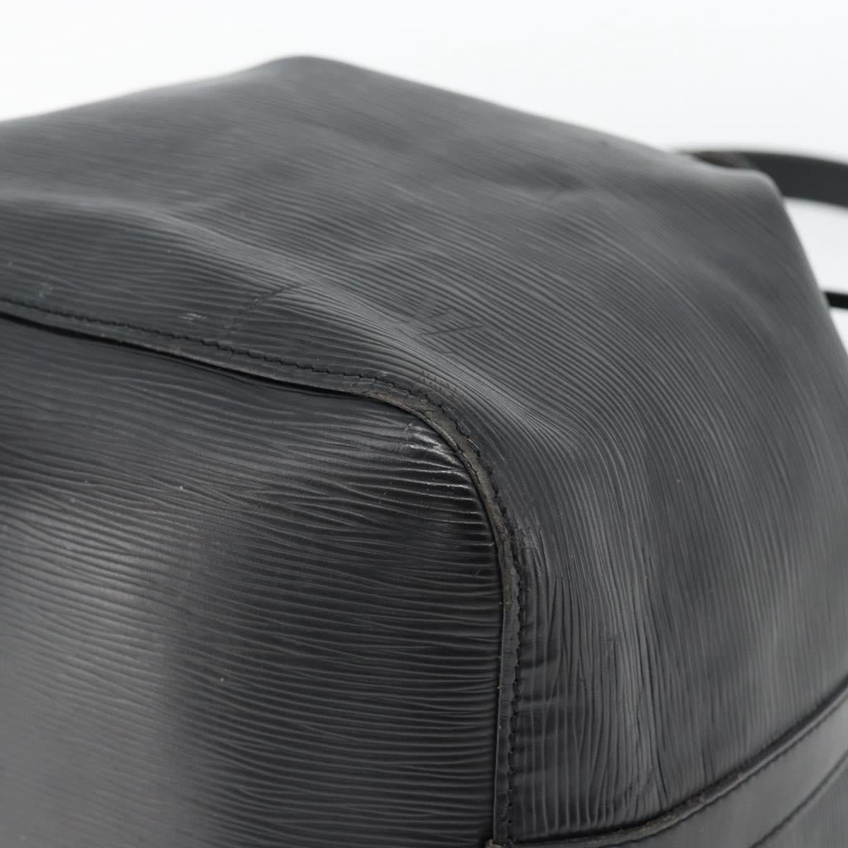 LOUIS VUITTON Epi Petit Noe Shoulder Bag Black M44102 LV Auth 180597