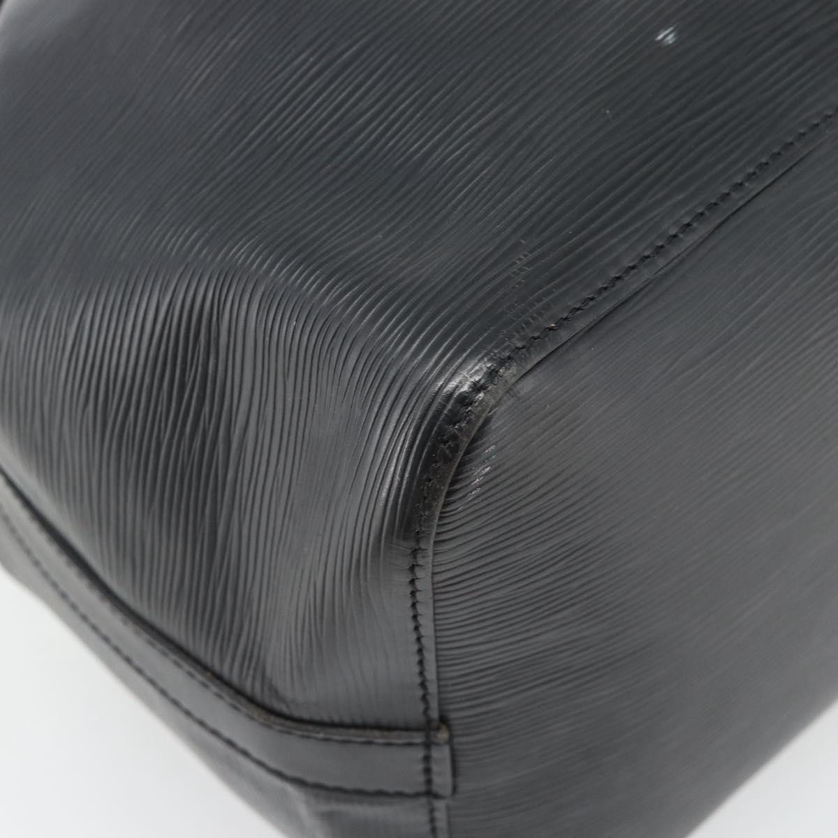 LOUIS VUITTON Epi Petit Noe Shoulder Bag Black M44102 LV Auth 180597