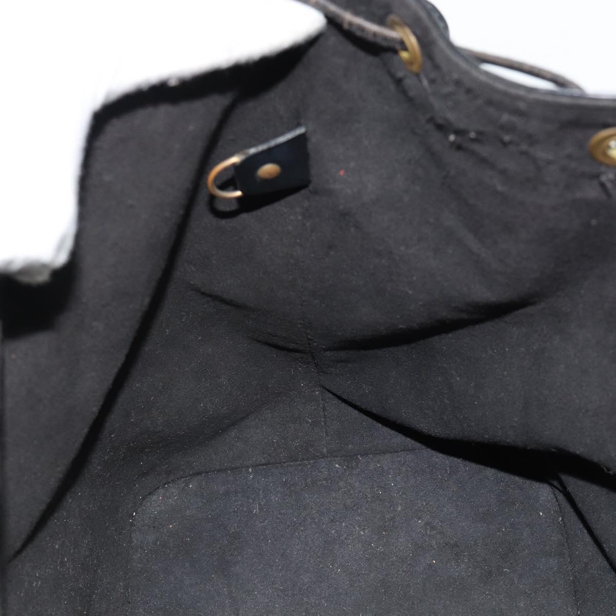 LOUIS VUITTON Epi Petit Noe Shoulder Bag Black M44102 LV Auth 180597
