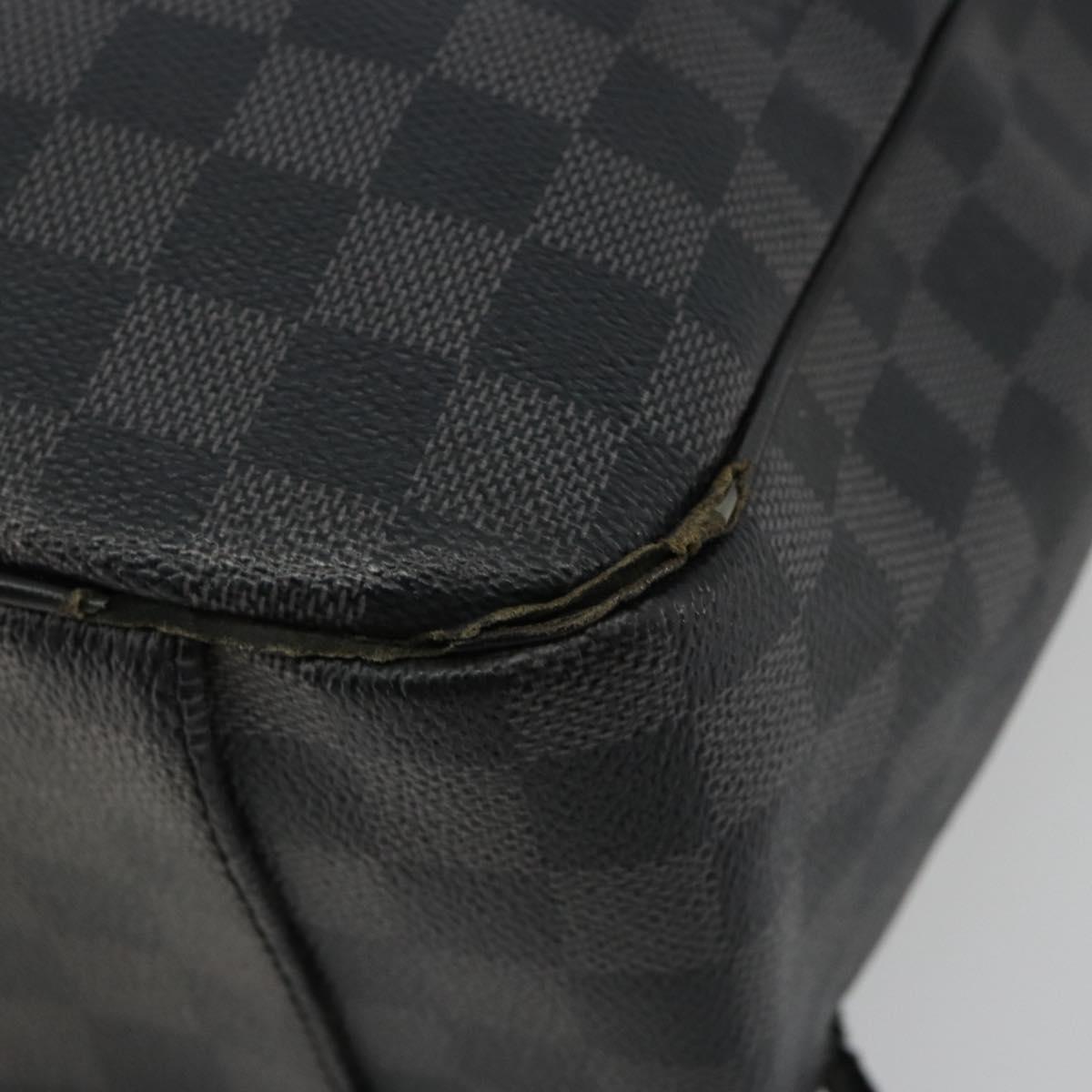 LOUIS VUITTON Damier Graphite Tadao Shoulder Bag 2way N51192 LV Auth 180601