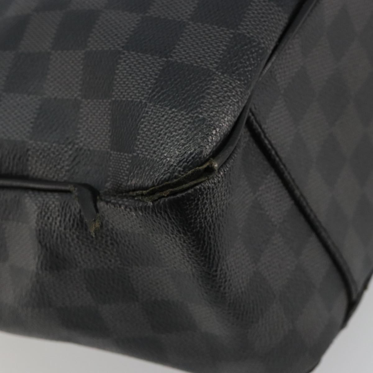 LOUIS VUITTON Damier Graphite Tadao Shoulder Bag 2way N51192 LV Auth 180601