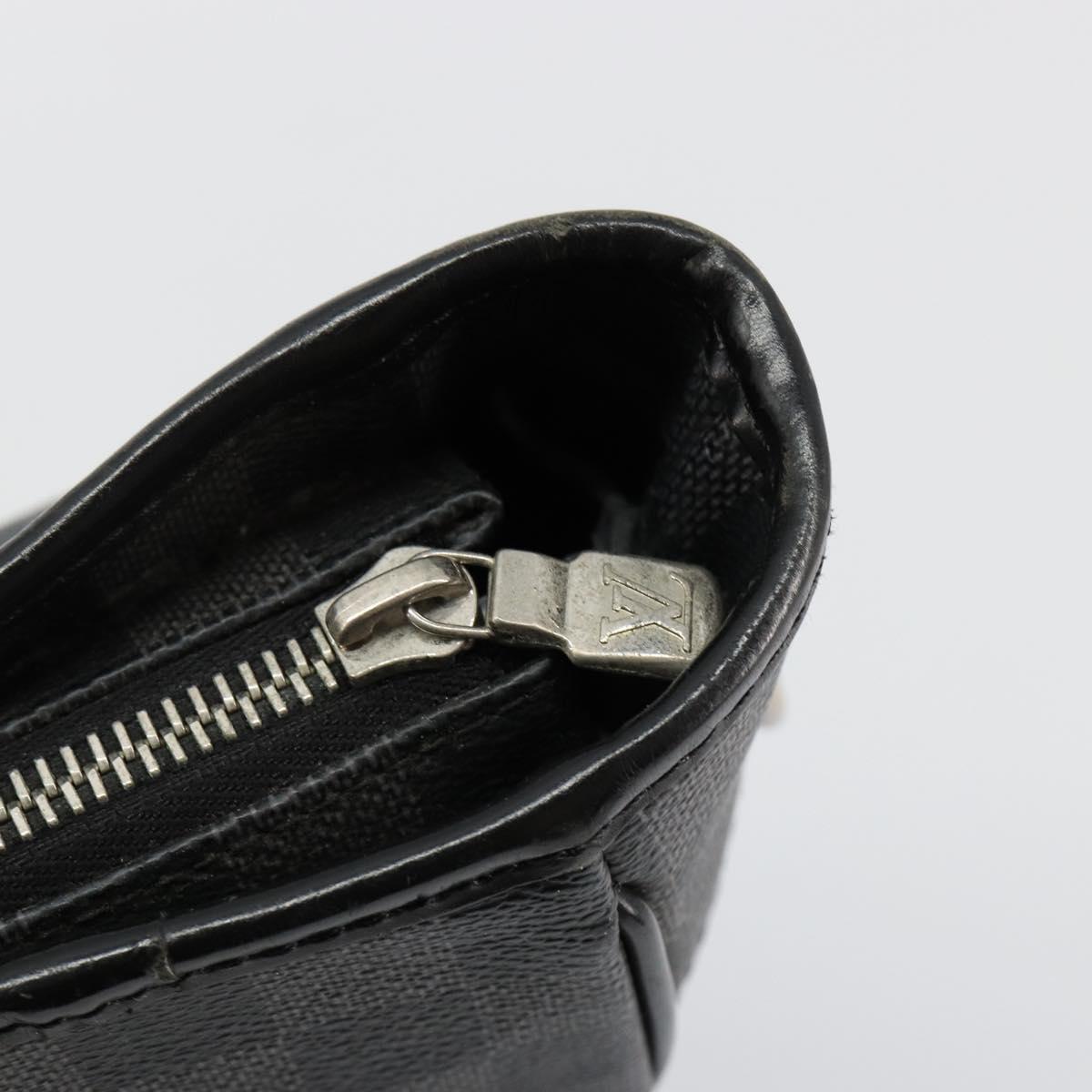 LOUIS VUITTON Damier Graphite Tadao Shoulder Bag 2way N51192 LV Auth 180601