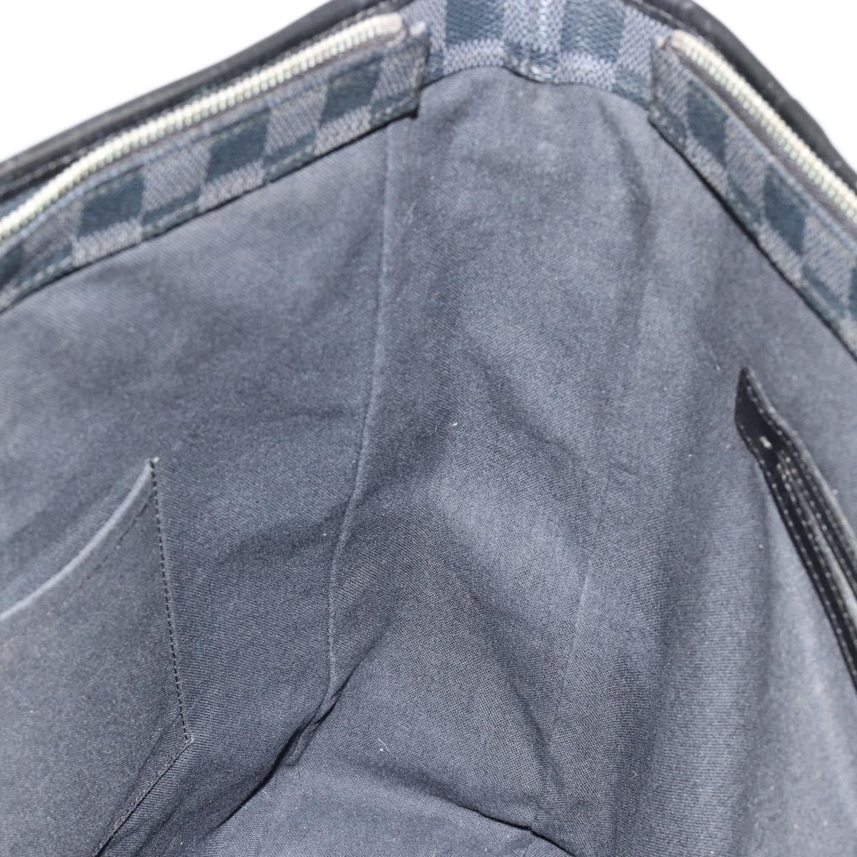 LOUIS VUITTON Damier Graphite Tadao Shoulder Bag 2way N51192 LV Auth 180601