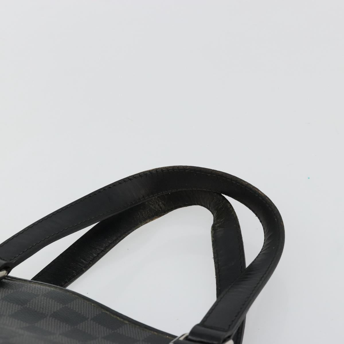 LOUIS VUITTON Damier Graphite Tadao Shoulder Bag 2way N51192 LV Auth 180601