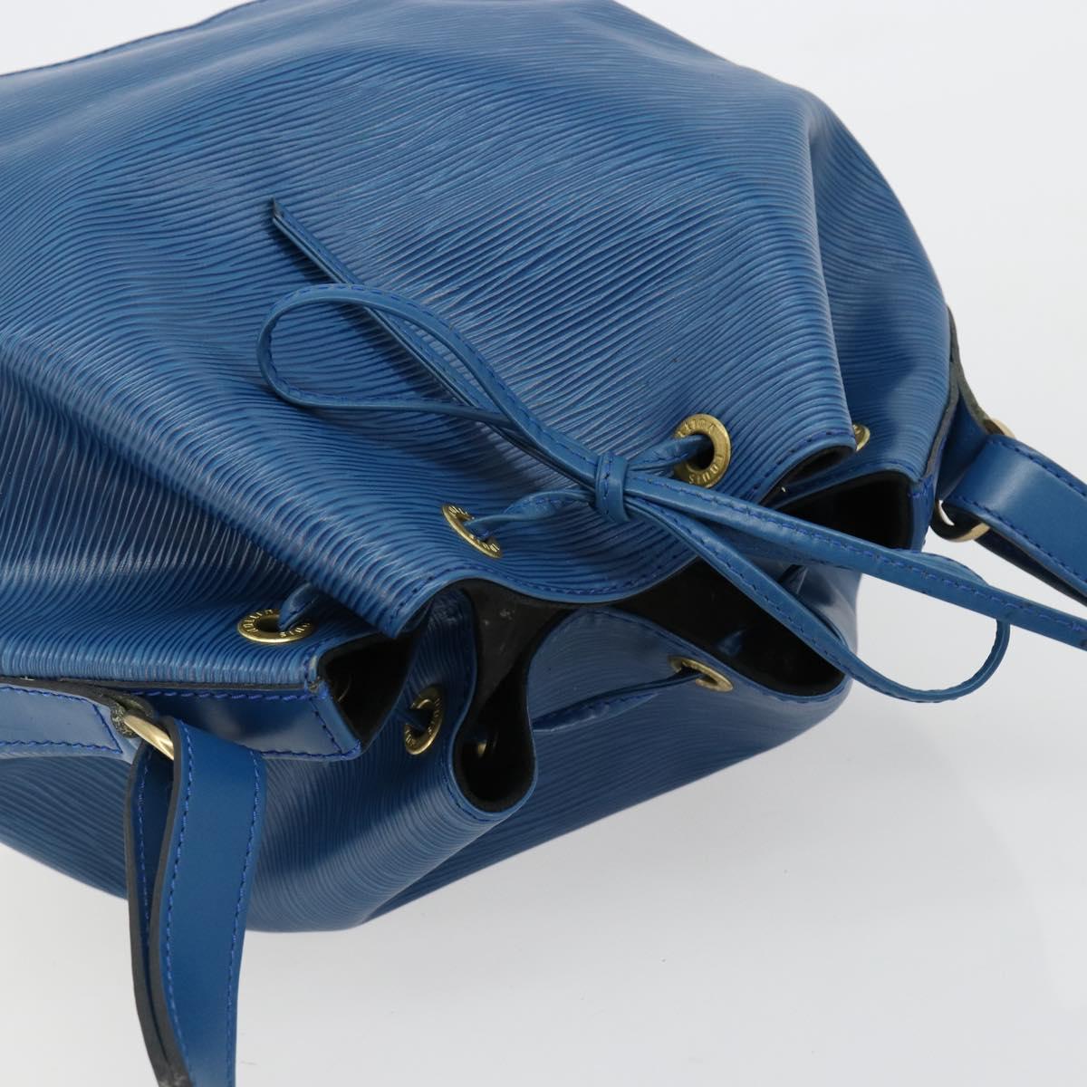 LOUIS VUITTON Epi Petit Noe Shoulder Bag Blue M44105 LV Auth 180613A