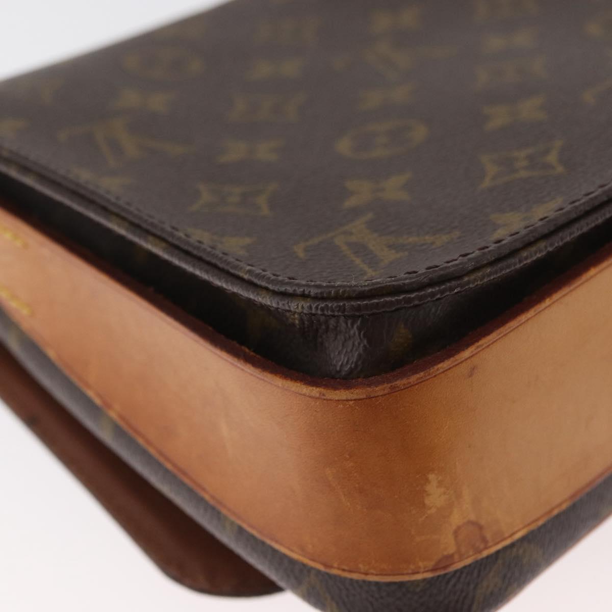LOUIS VUITTON Monogram Cartouchiere MM Shoulder Bag M51253 LV Auth 180619