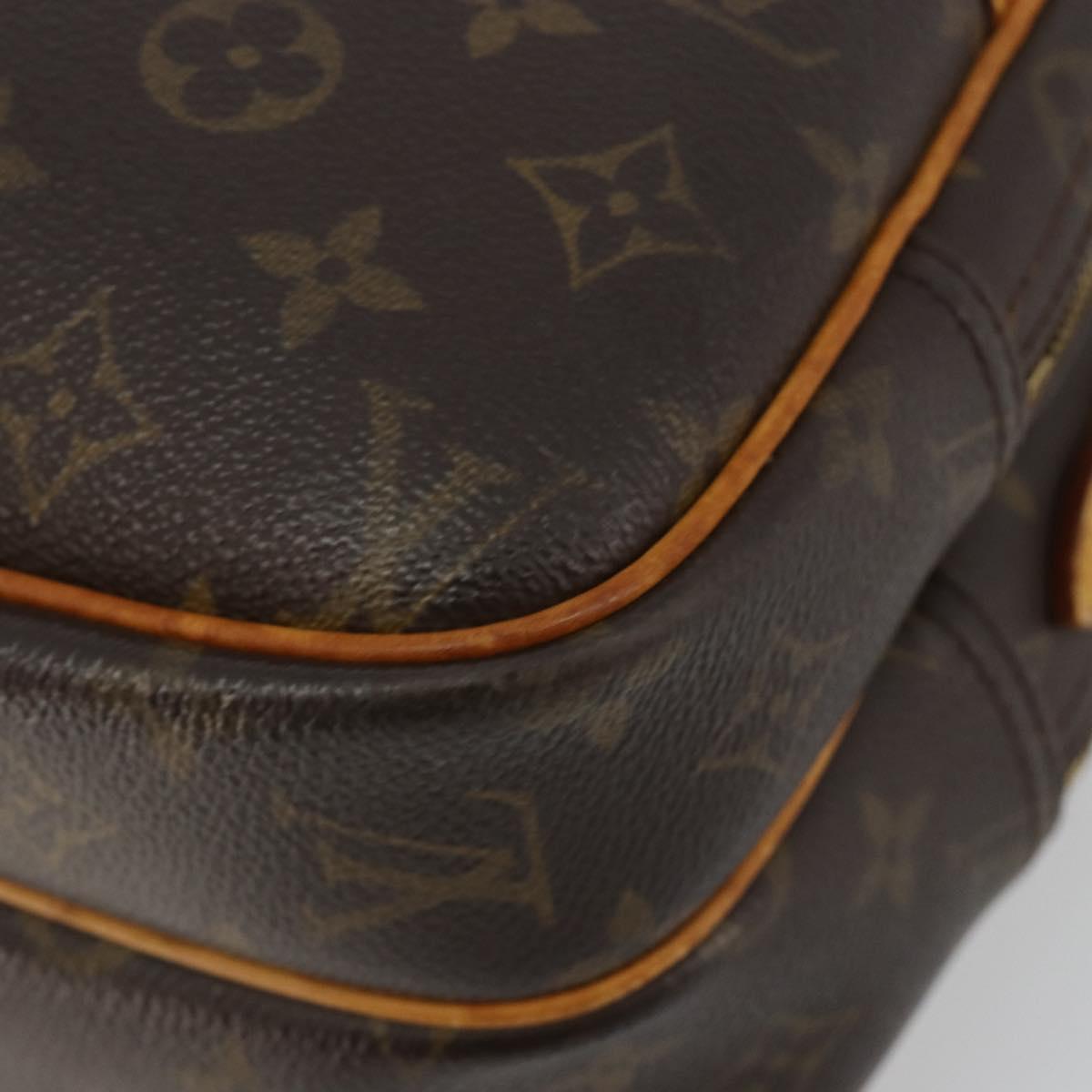LOUIS VUITTON Monogram Reporter PM Shoulder Bag M45254 LV Auth 180622