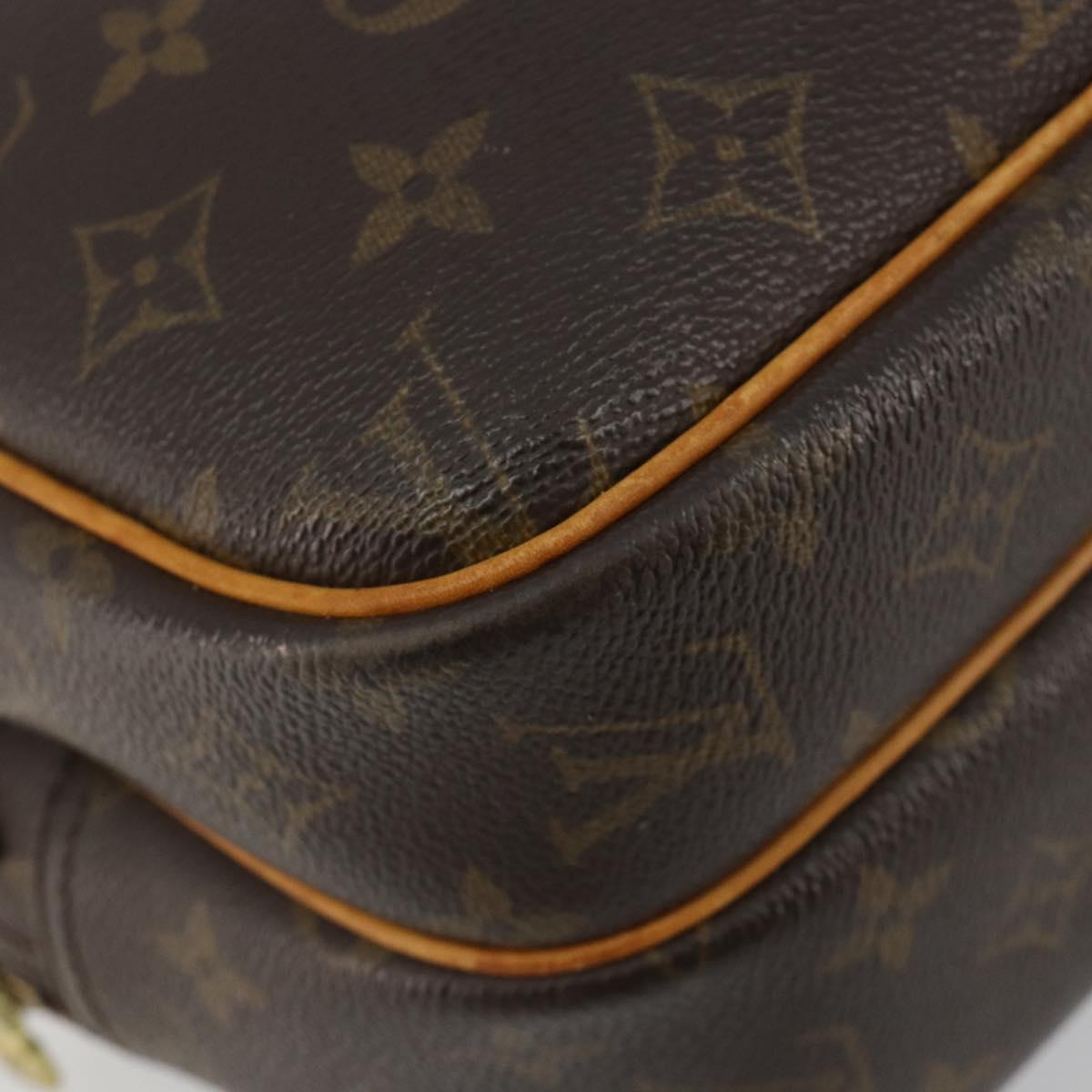 LOUIS VUITTON Monogram Reporter PM Shoulder Bag M45254 LV Auth 180622