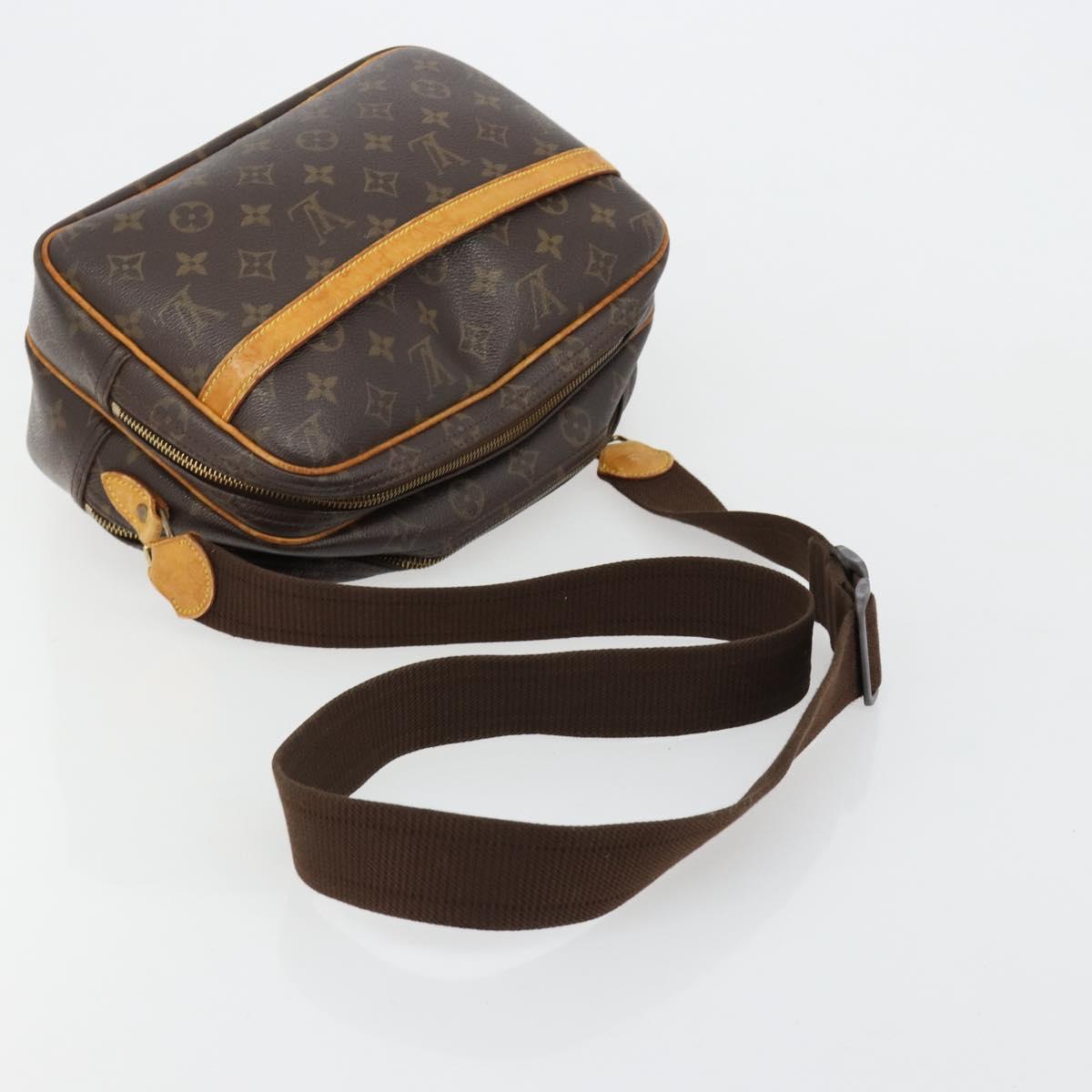 LOUIS VUITTON Monogram Reporter PM Shoulder Bag M45254 LV Auth 180622