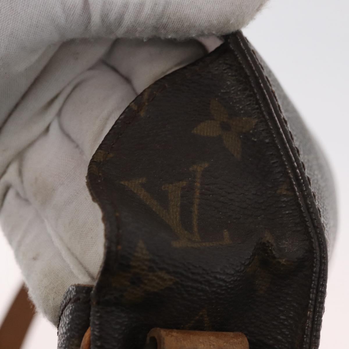 LOUIS VUITTON Monogram Cartouchiere MM Shoulder Bag M51253 LV Auth 180623