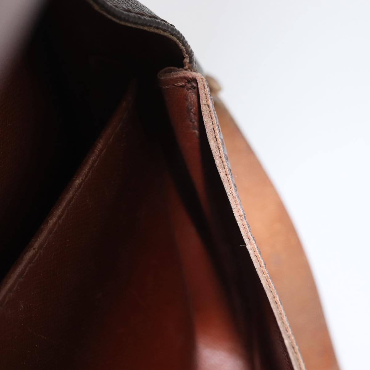 LOUIS VUITTON Monogram Cartouchiere MM Shoulder Bag M51253 LV Auth 180623