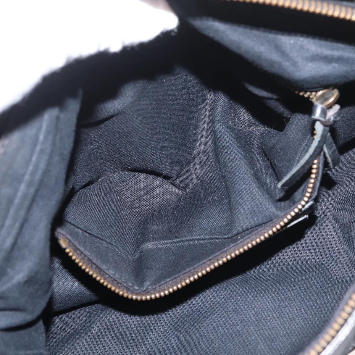 BALENCIAGA The First Hand Bag Leather 2way Black 103208 Auth 180633SAM