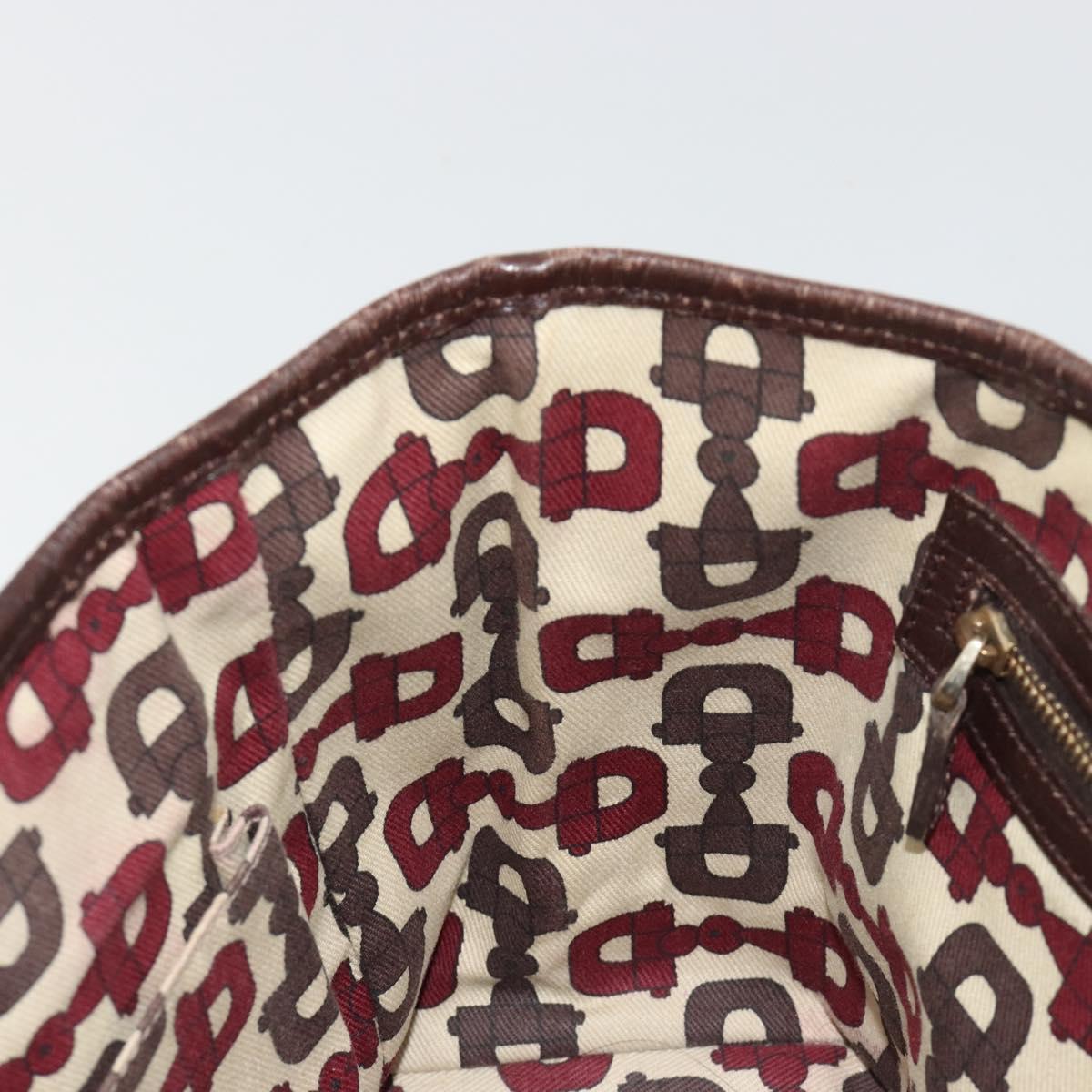 GUCCI GG Canvas Web Sherry Line Hand Bag Beige Gold 139261 Auth 180644