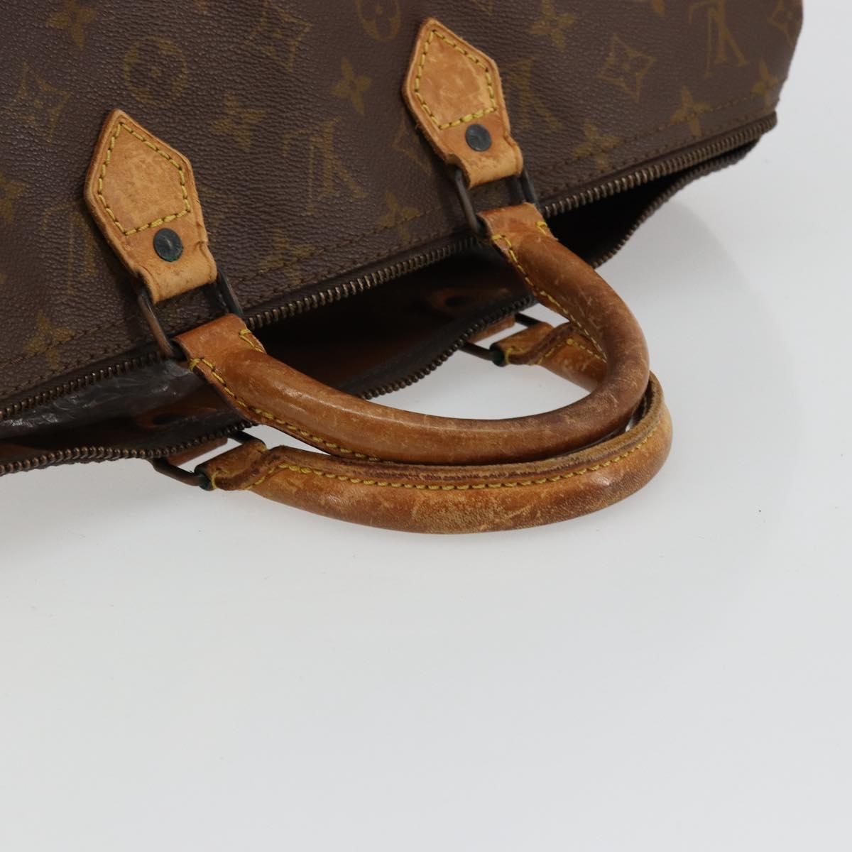 LOUIS VUITTON Monogram Speedy 40 Hand Bag Vintage M41522 LV Auth 180647
