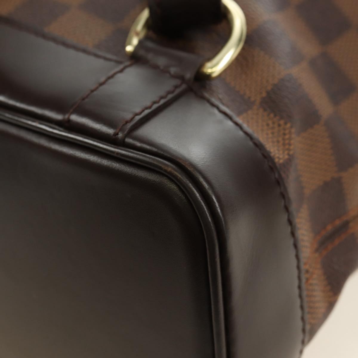 LOUIS VUITTON Damier Ebene Soho Backpack N51132 LV Auth 180650SAV