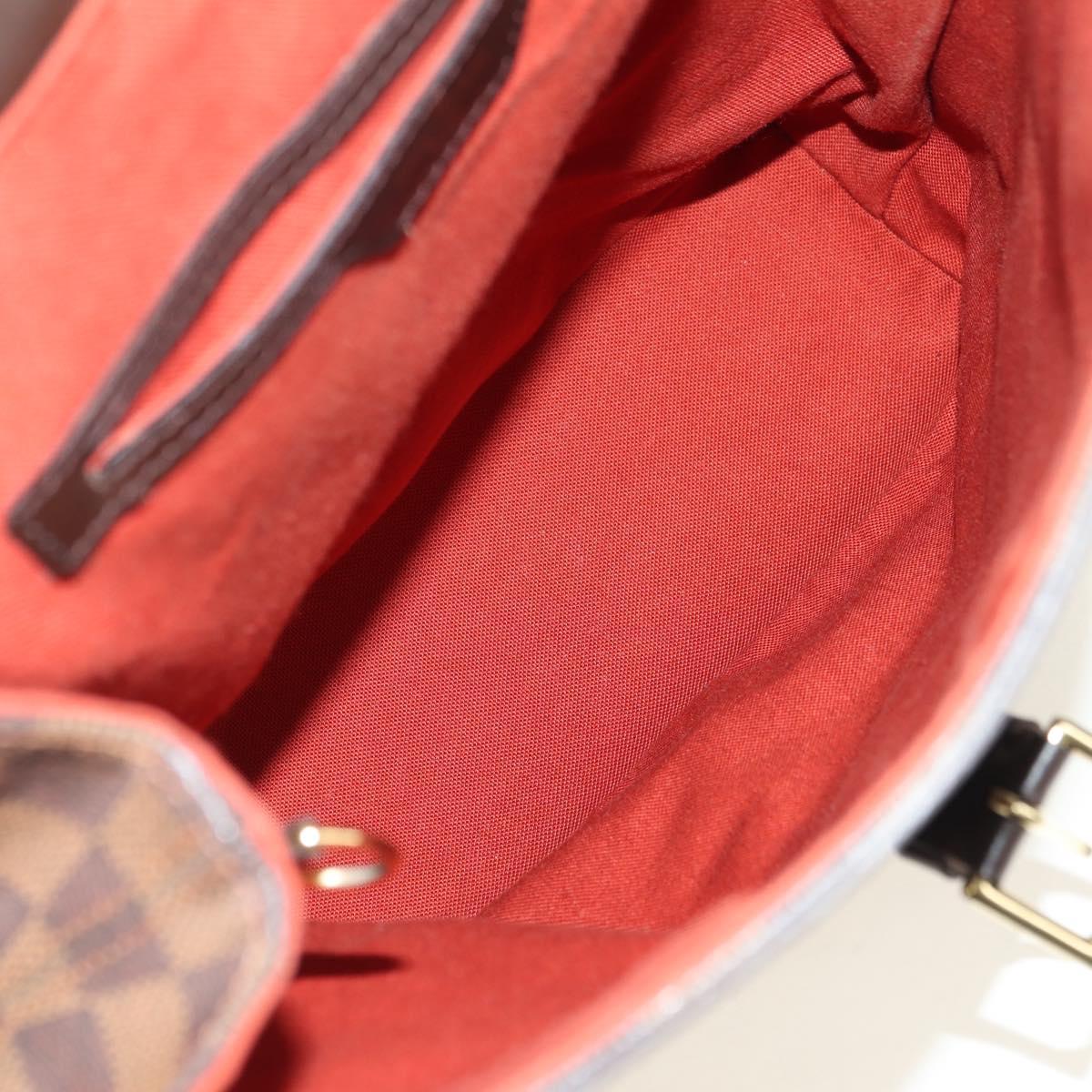 LOUIS VUITTON Damier Ebene Soho Backpack N51132 LV Auth 180650SAV
