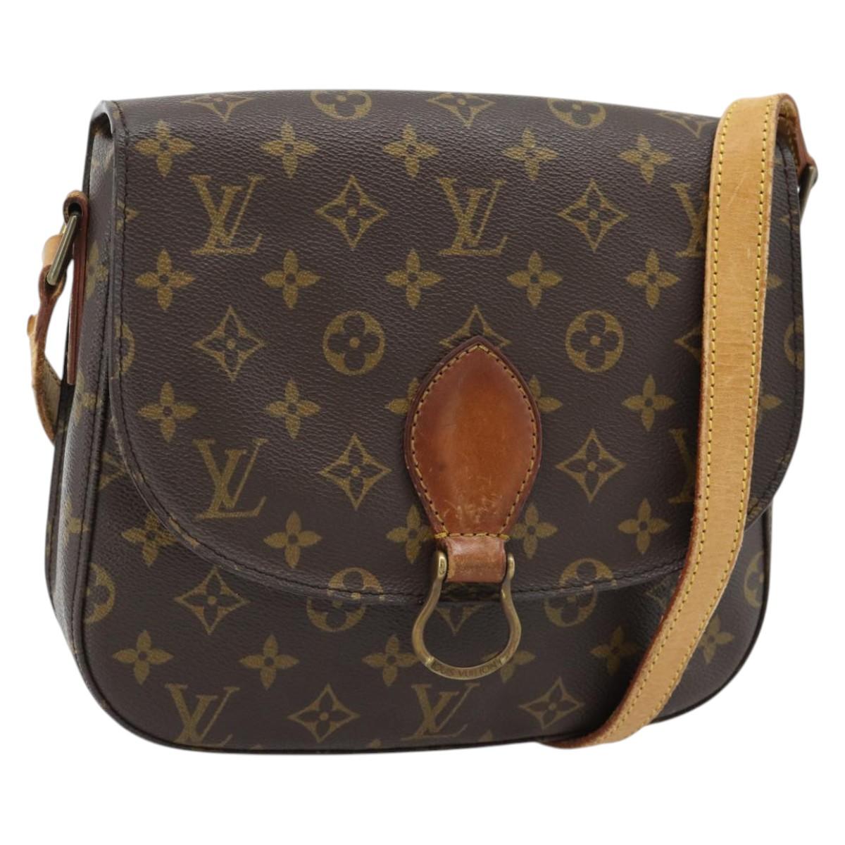 LOUIS VUITTON Monogram Saint Cloud GM Shoulder Bag M51242 LV Auth 180654