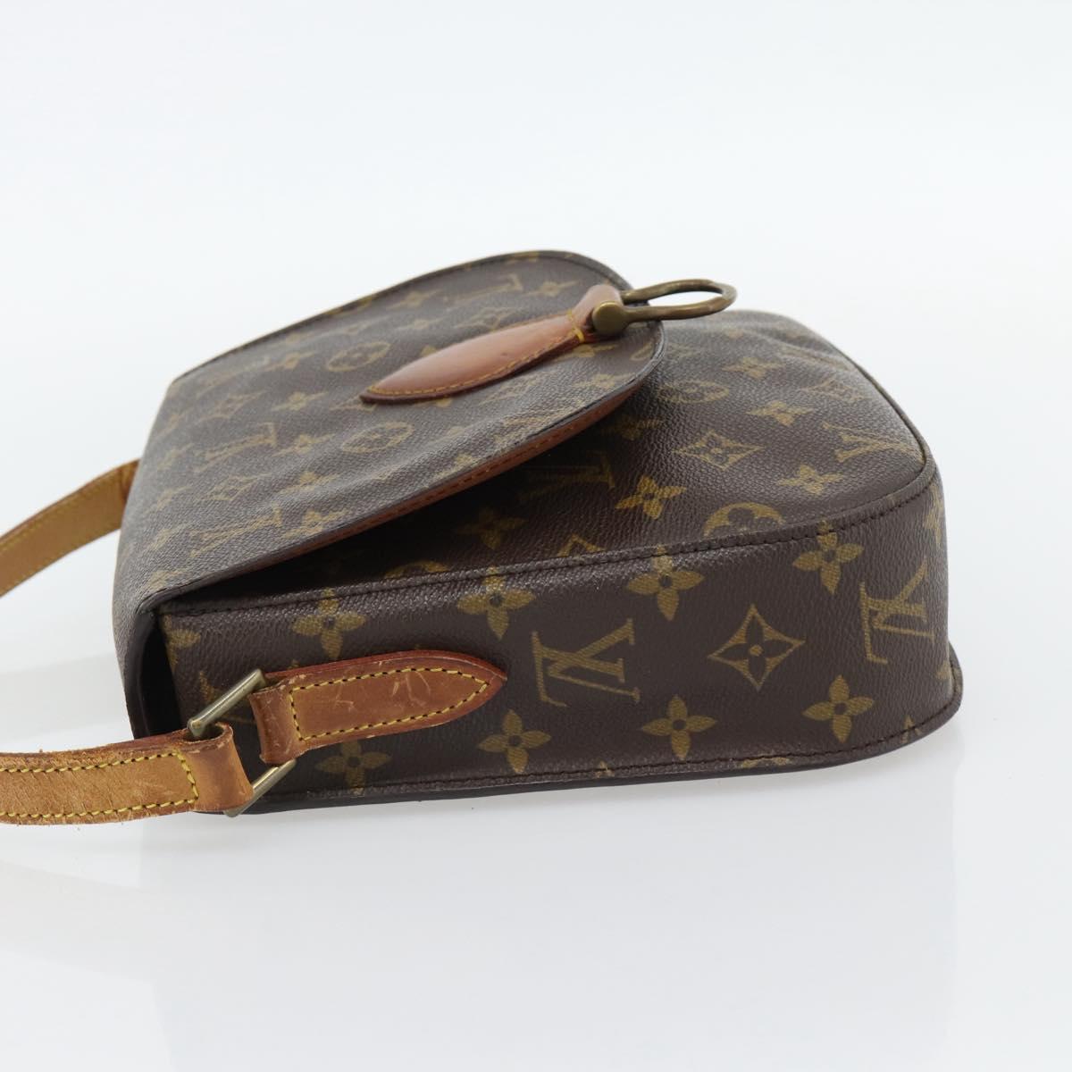 LOUIS VUITTON Monogram Saint Cloud GM Shoulder Bag M51242 LV Auth 180654