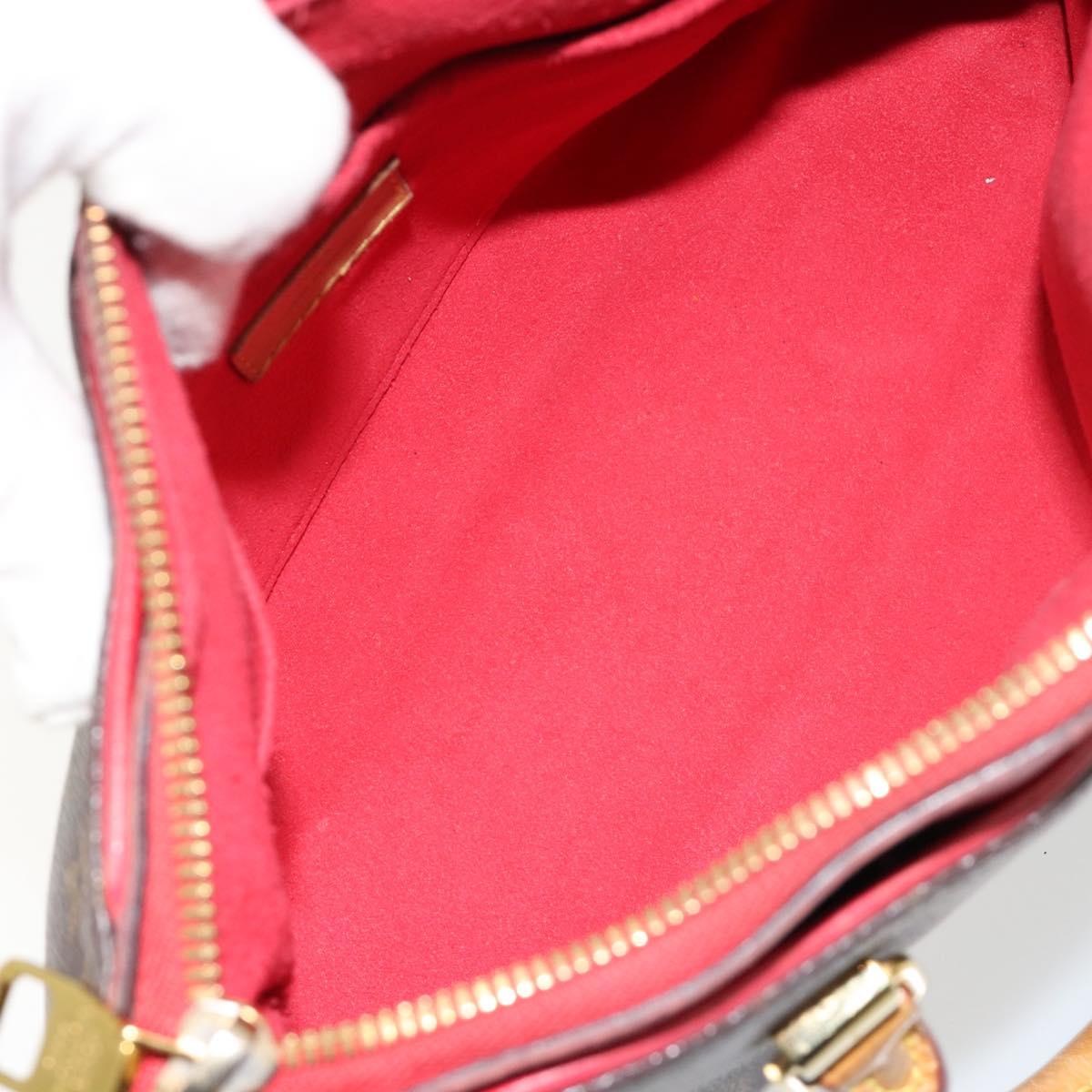 LOUIS VUITTON Monogram Palas BB Hand Bag 2way Slys M41241 LV Auth 180676